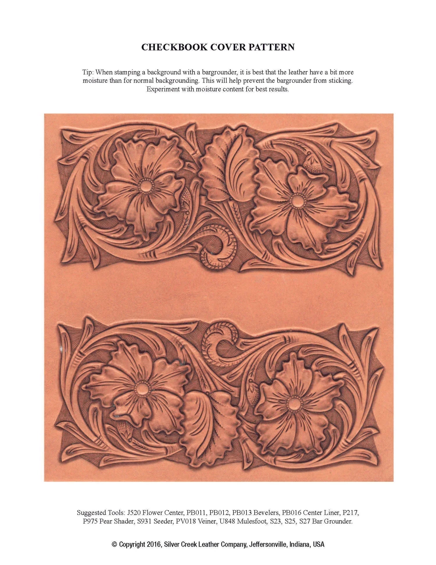 Sheridan Style Checkbook Pattern by Chan Geer