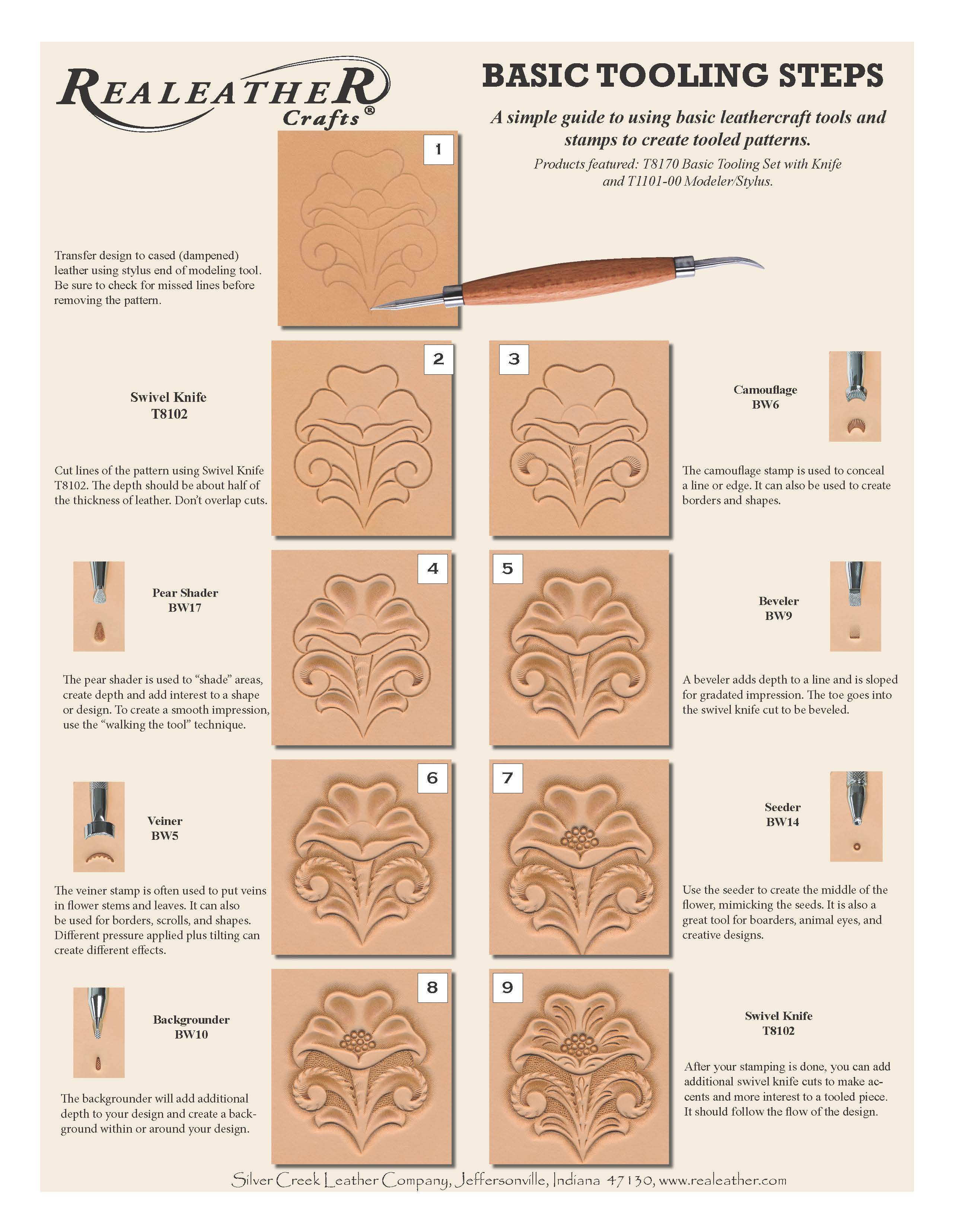 Basic Leathercraft Tooling: Step-by-Step – Shop Realeather