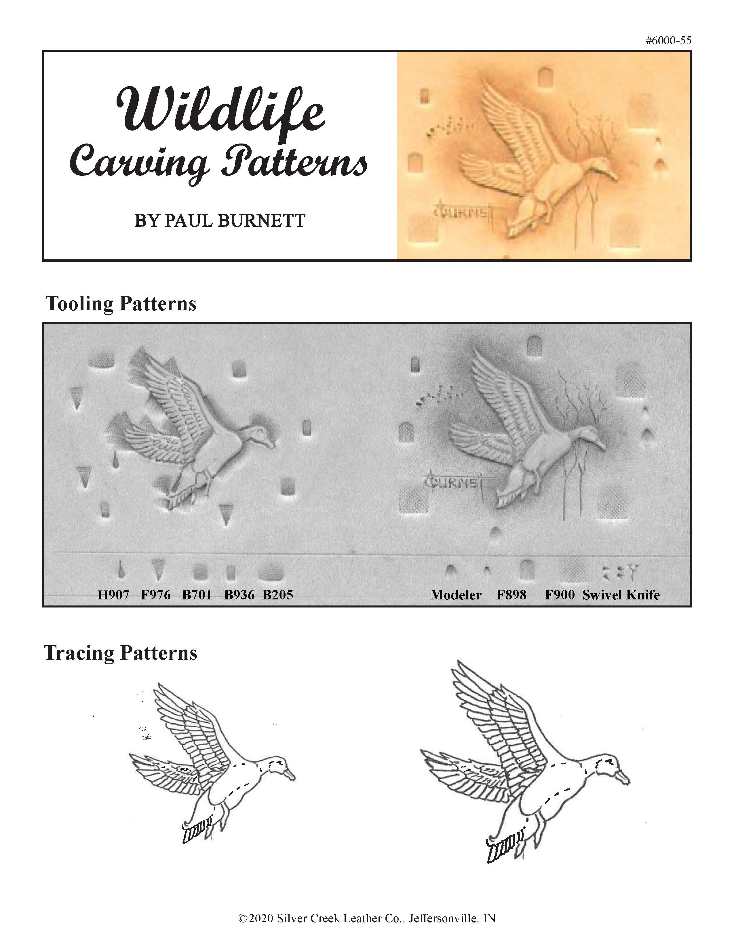 Bird Tooling and Carving Patterns by Paul Burnett – Shop Realeather