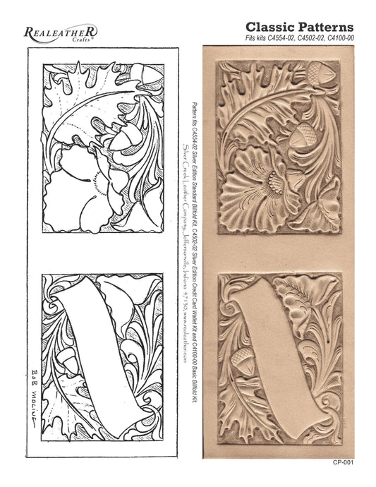 Classic Western Billfold Pattern by Bob Moline