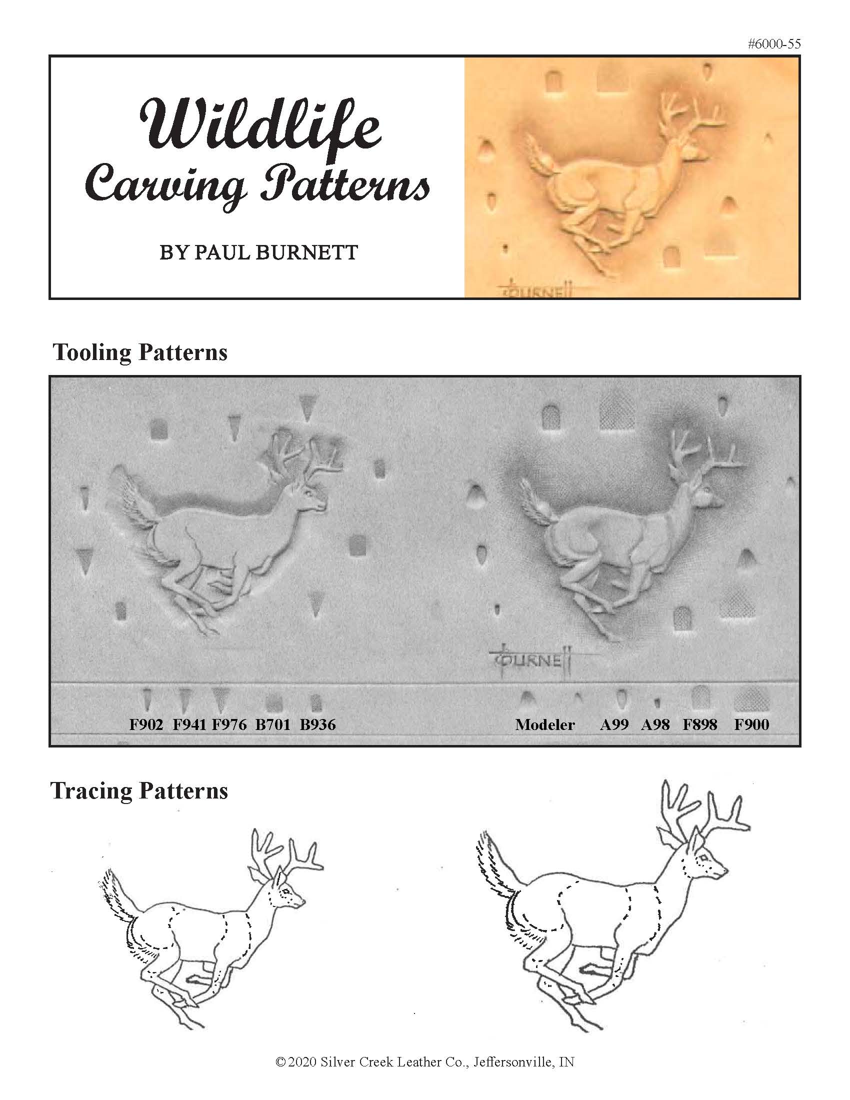 Deer Tooling and Carving Patterns by Paul Burnett