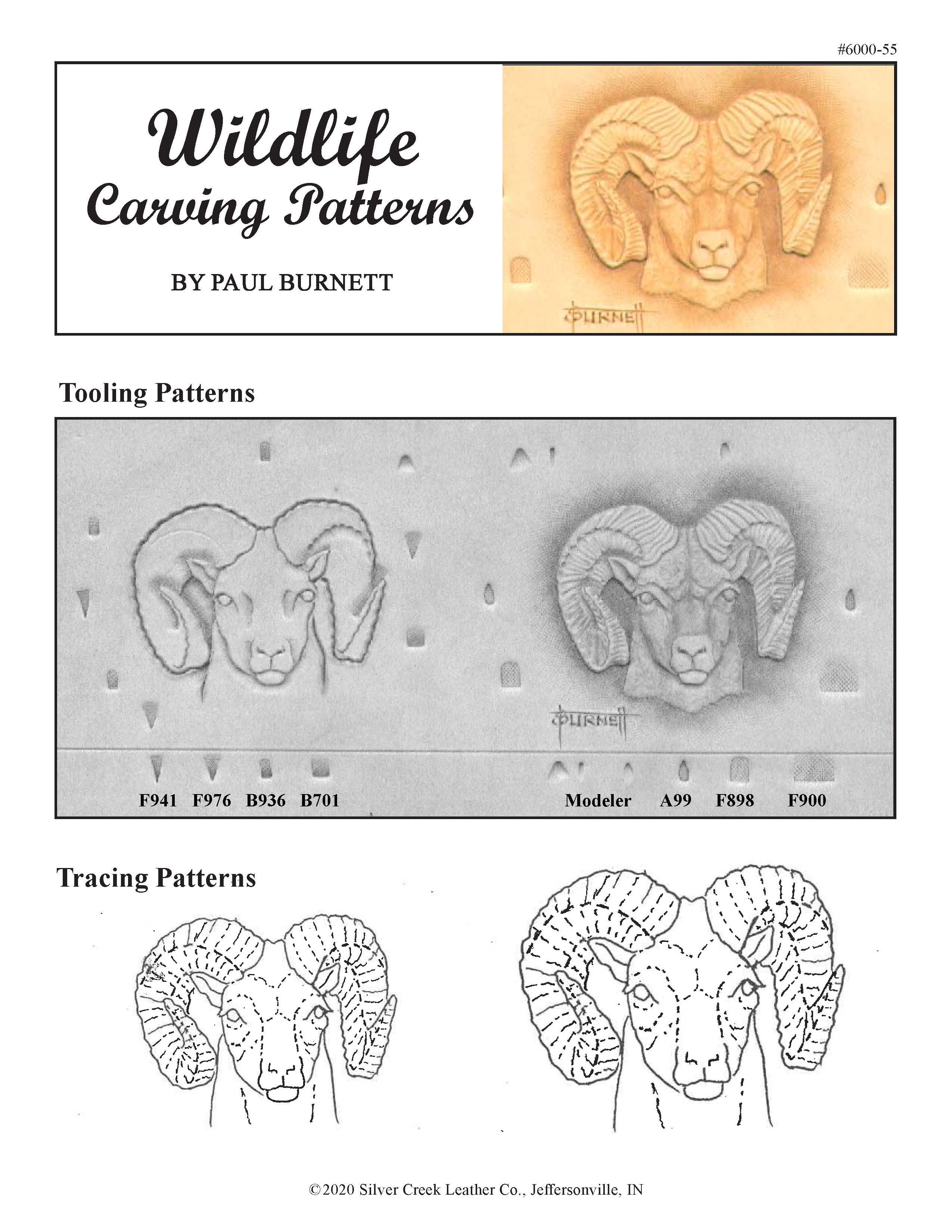 Ram Tooling and Carving Pattern by Paul Burnett
