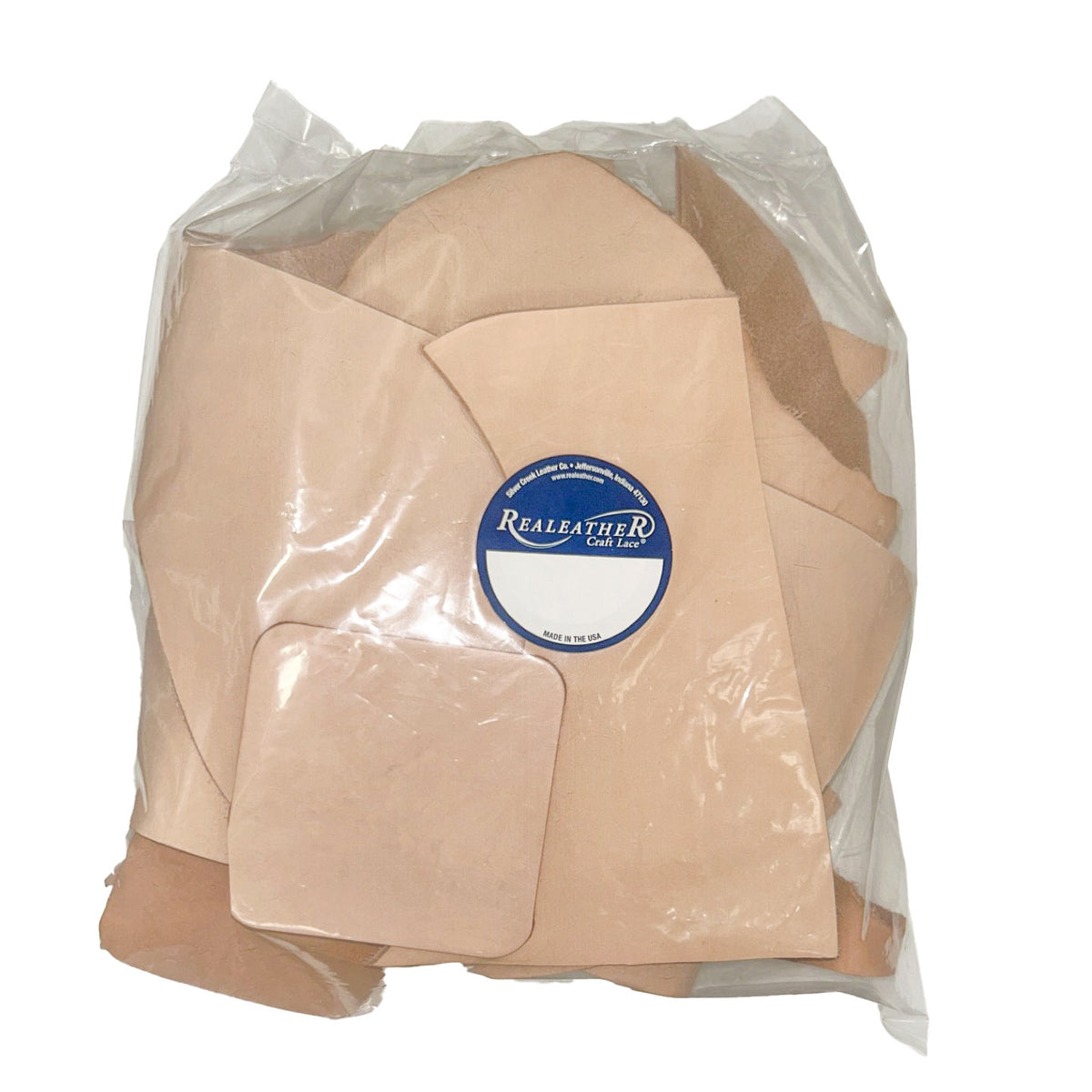 Veg Tan Leather, Assorted Cut, 2 lb