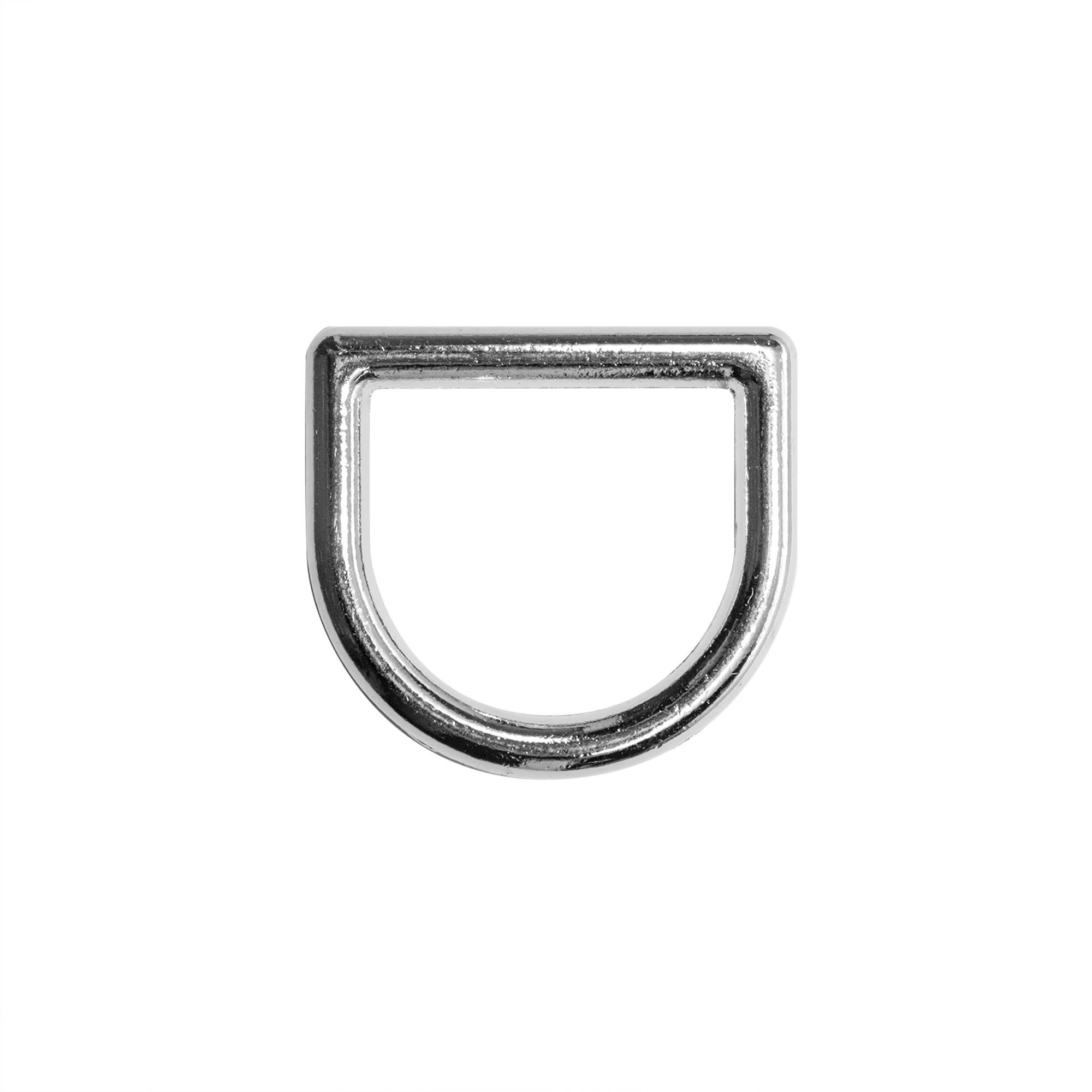 D-Ring, 3/4", Nickel, 6/pk