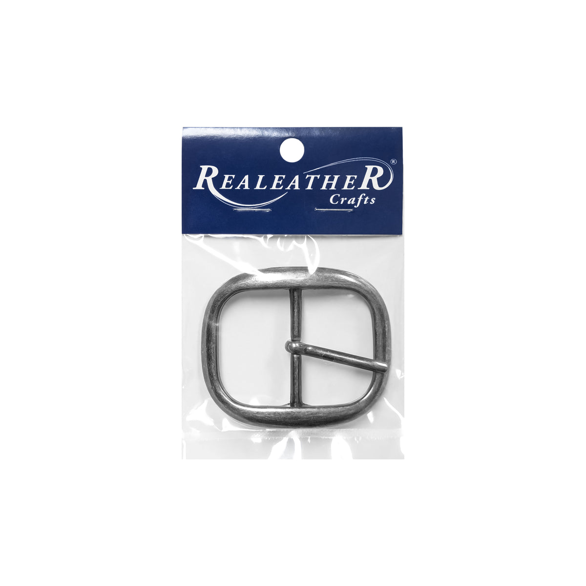 Belt Buckle, 1.5", Antique Nickel