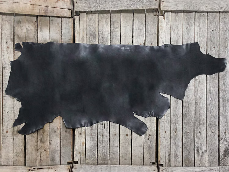 Bridle Leather Sides, 8/10 oz, Black