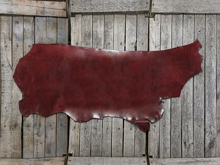 Latigo Side, 10/12 oz, Burgundy