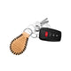 Laced Leather Key Fob