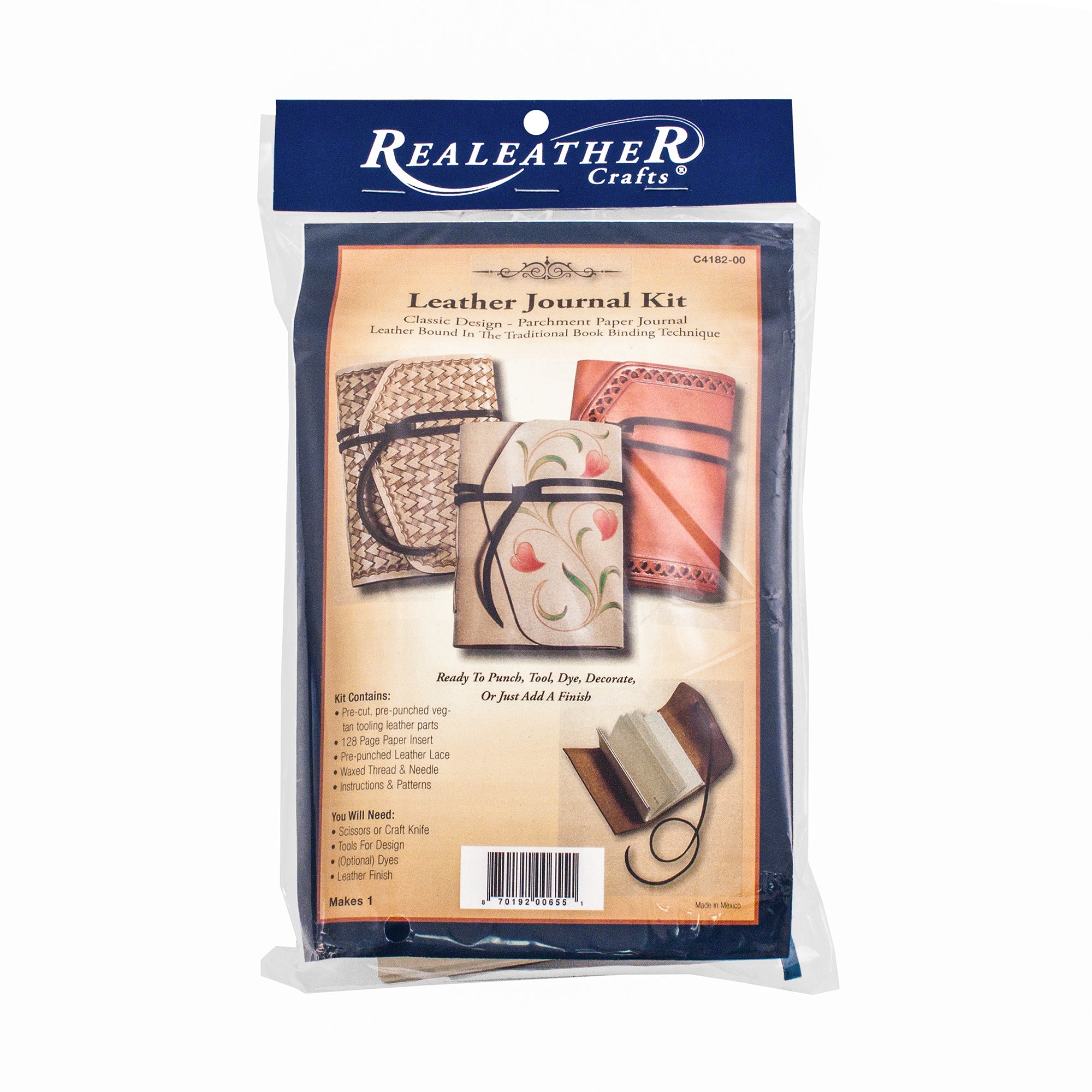 Leather Journal Kit, Brown