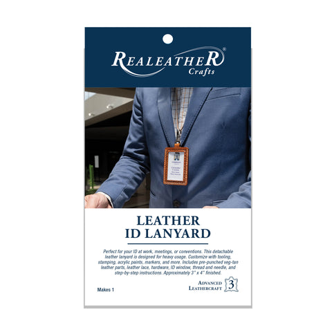 Leather ID Lanyard Kit
