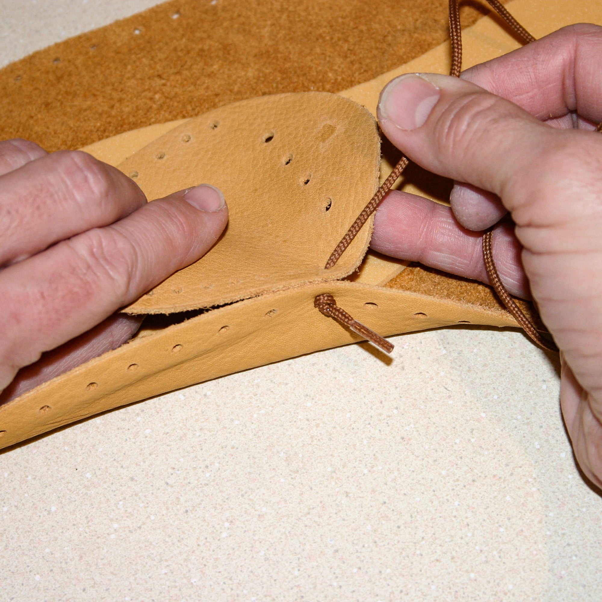 Moccasin Kit, Size 8/9 Medium, Golden Tan