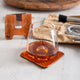 Leather Coaster Set & Holder Kit