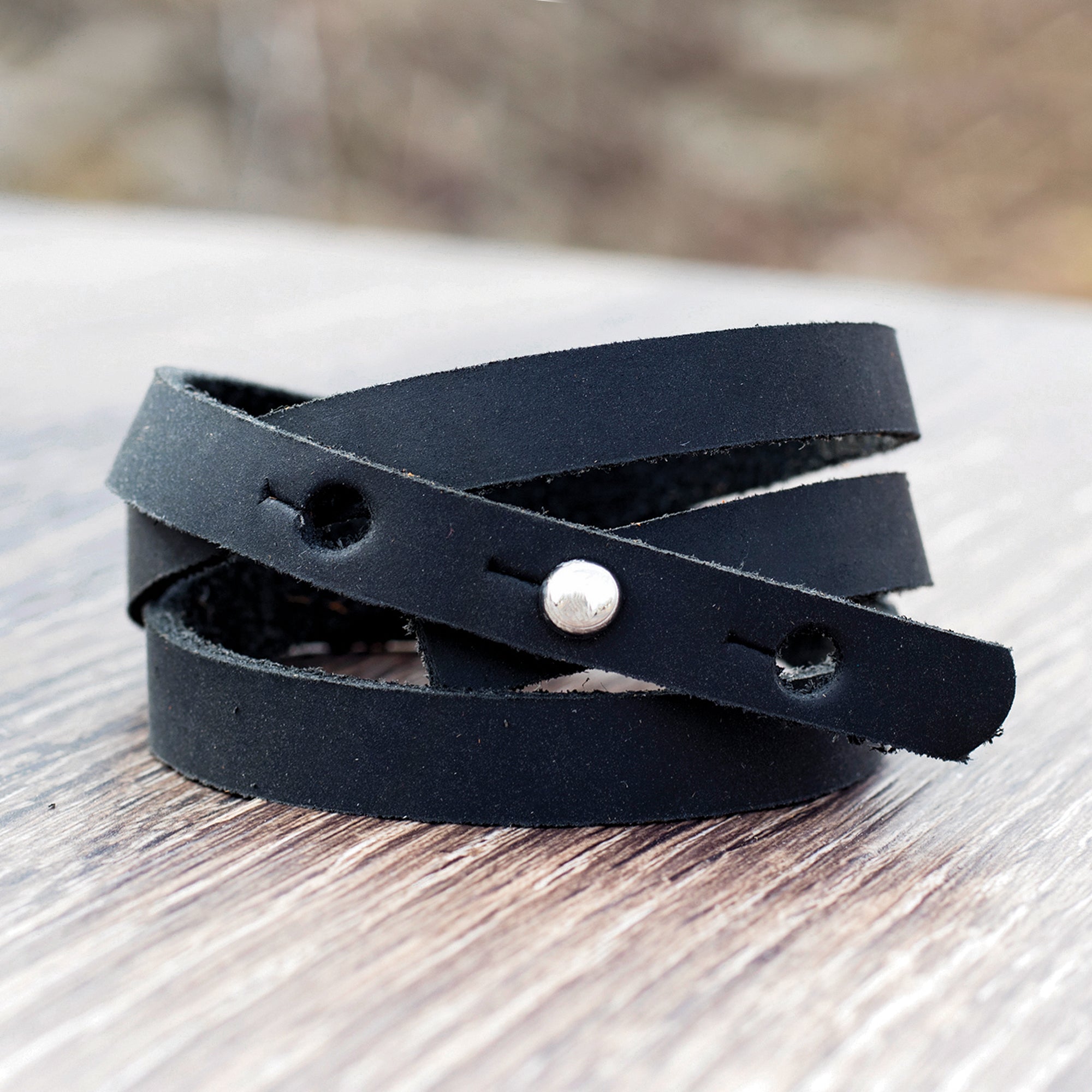 Leather Wrap Bracelet