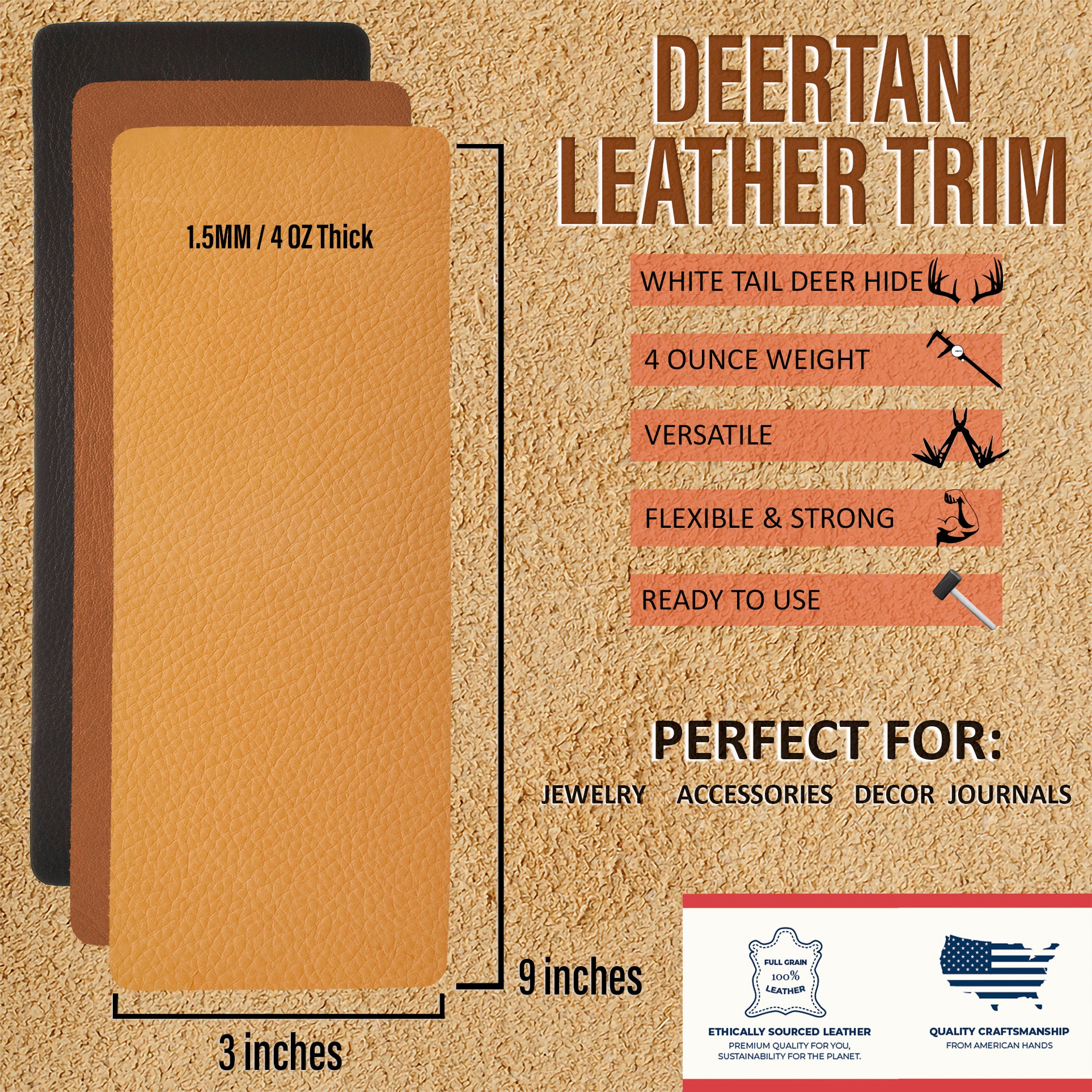 Leather Trim Piece