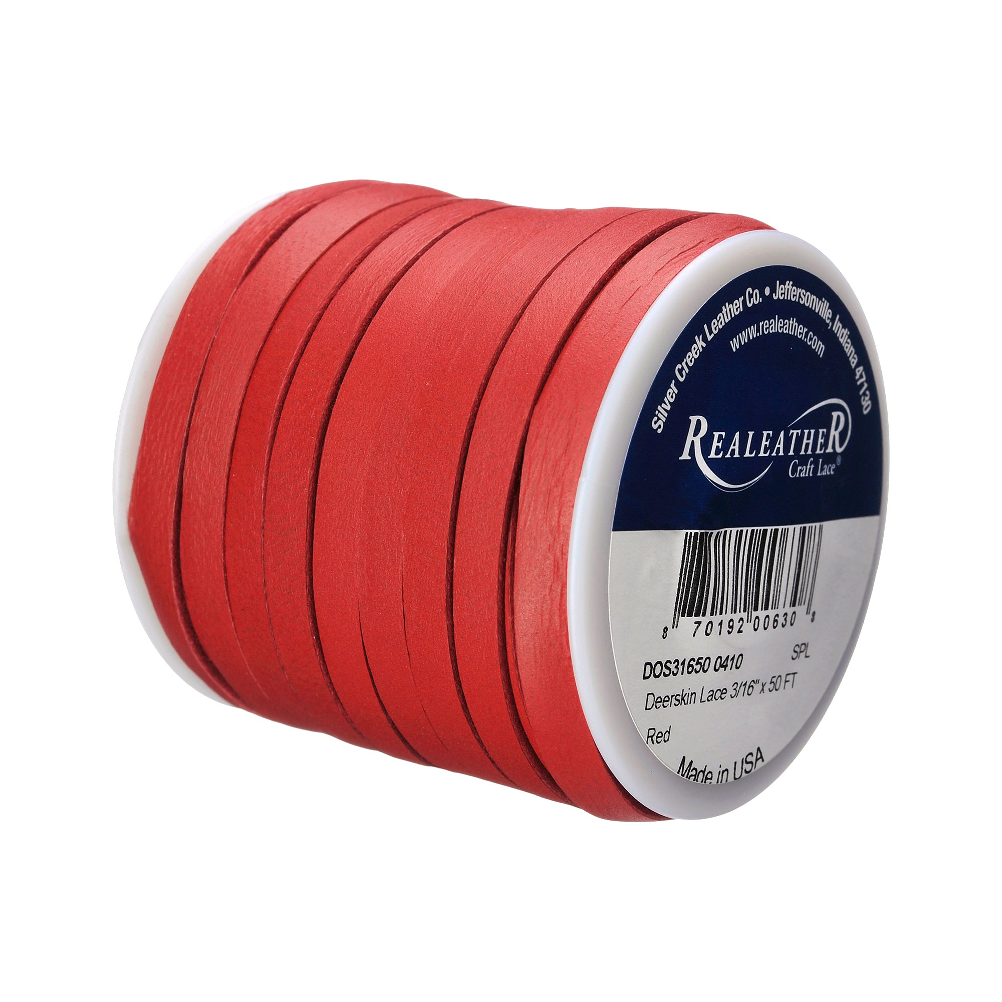 Deerskin Lace Spool, 3/16" x 50 ft