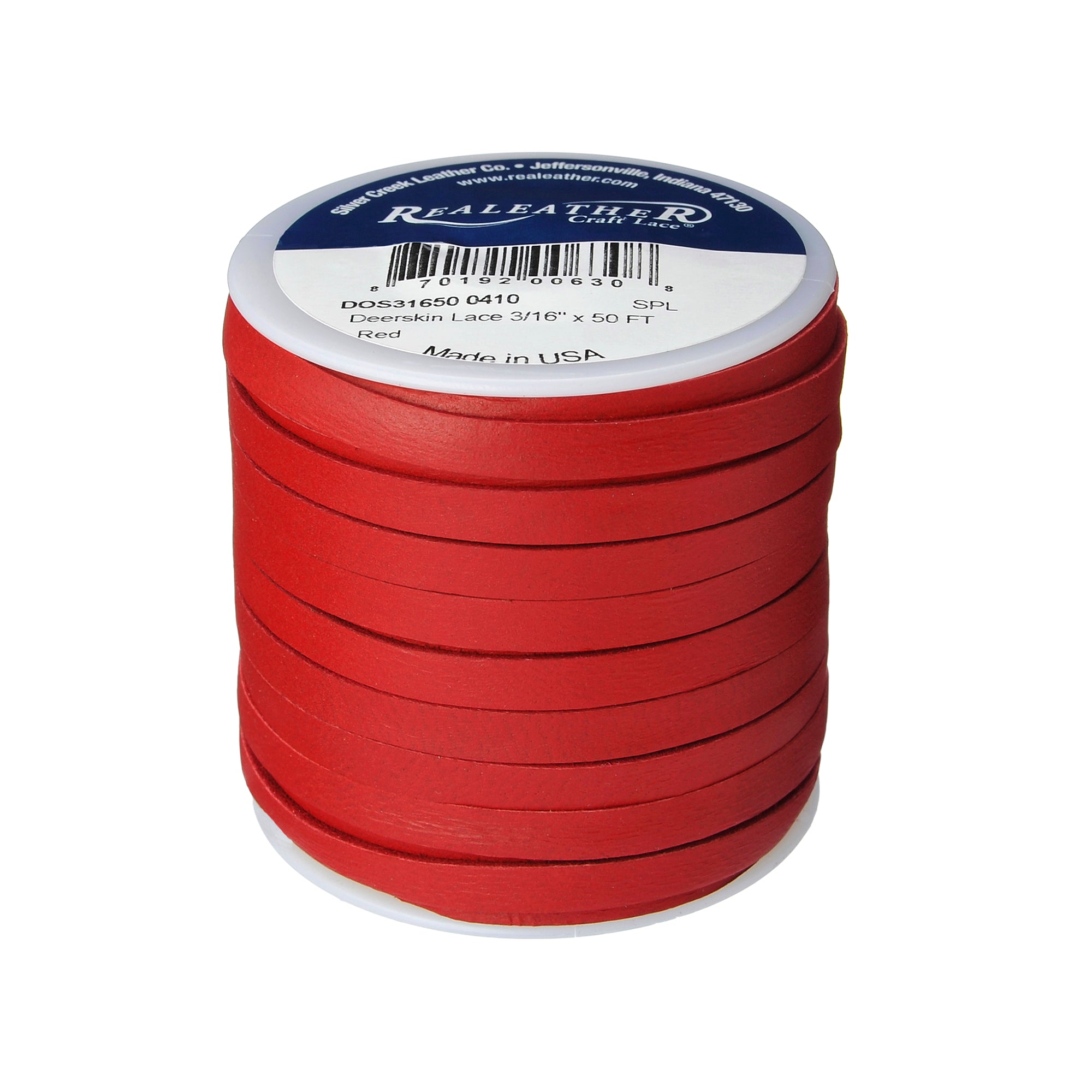Deerskin Lace Spool, 3/16" x 50 ft