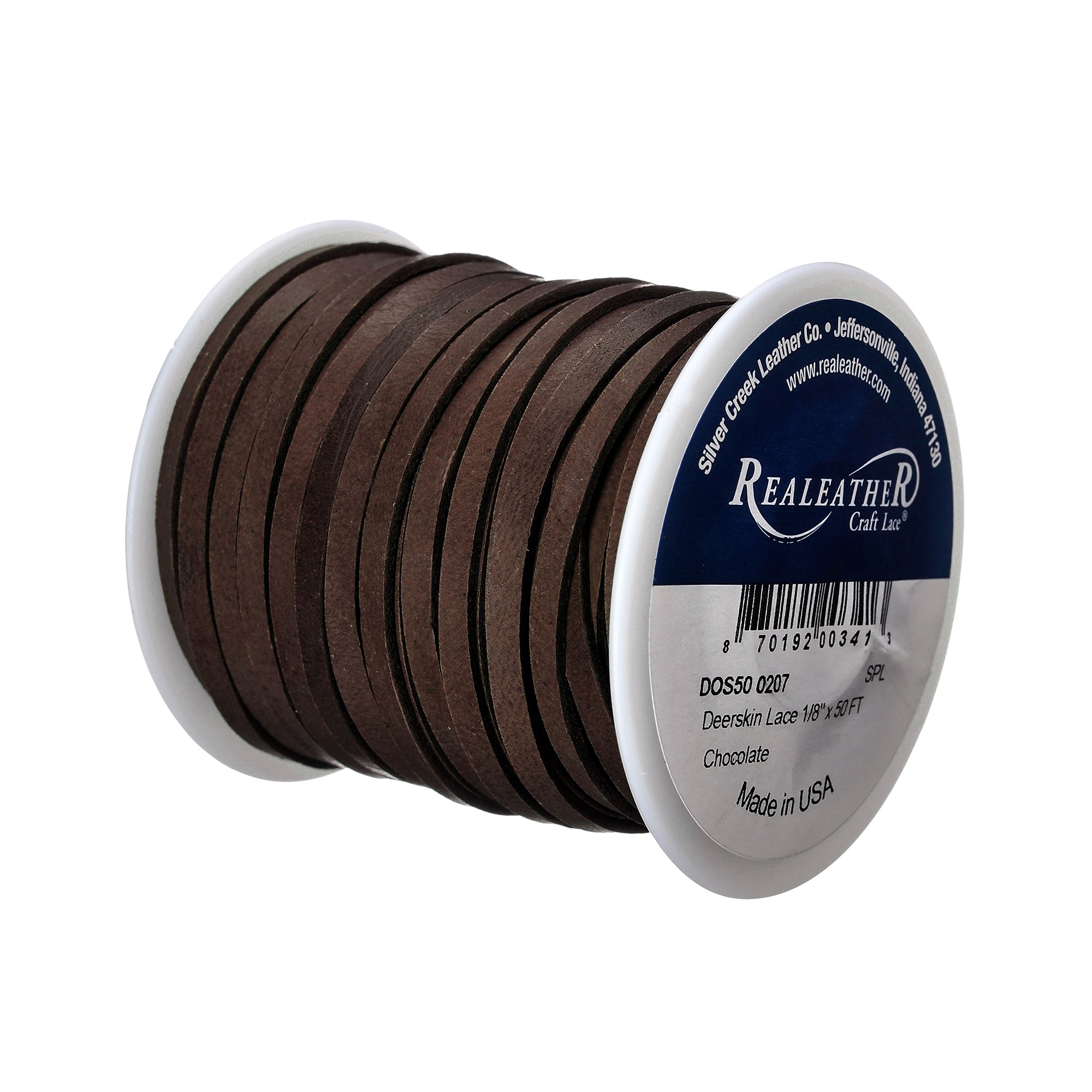 Deerskin Lace Spool, 1/8" x 50 ft