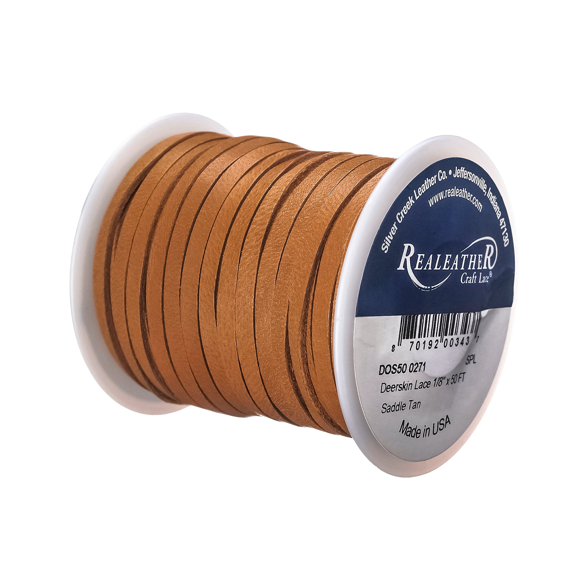 Deerskin Lace Spool, 1/8" x 50 ft