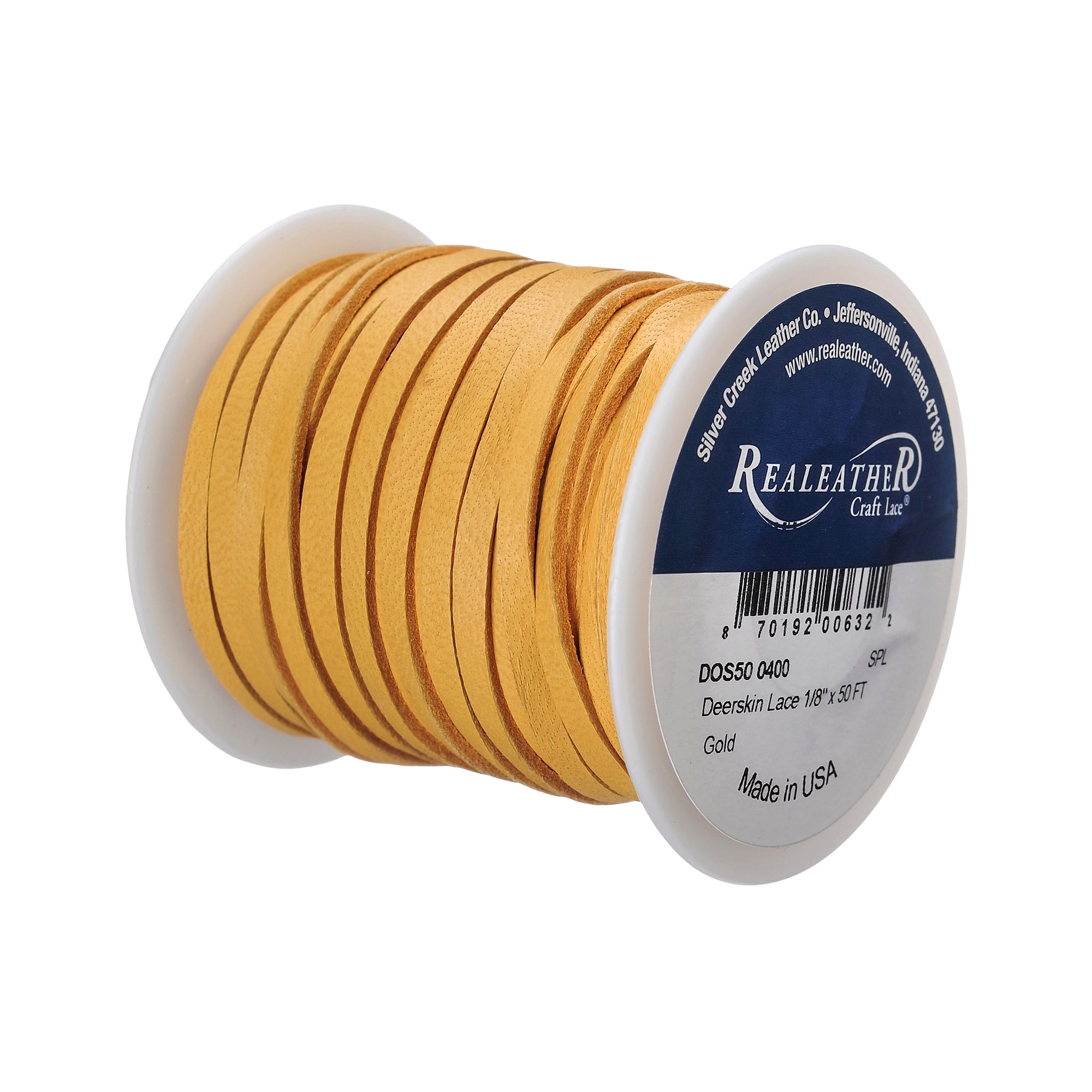 Deerskin Lace Spool, 1/8" x 50 ft