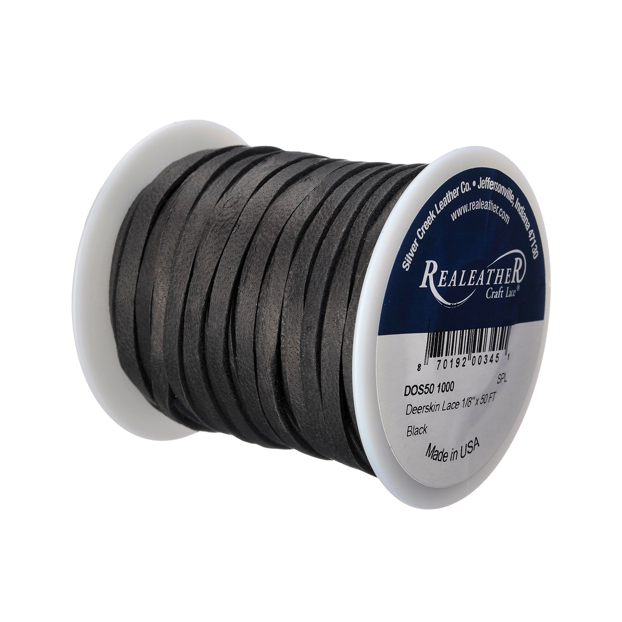 Deerskin Lace Spool, 1/8" x 50 ft