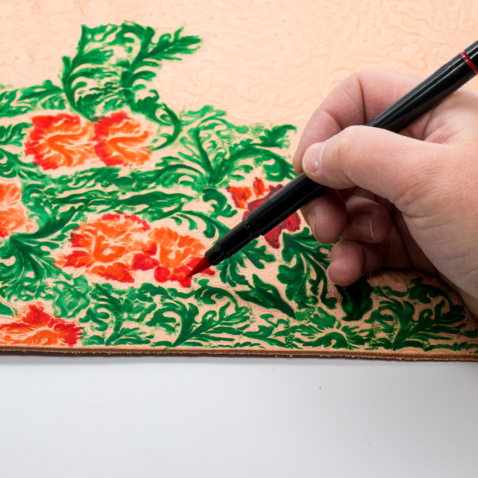 Leather Markers, Basic, 6pk