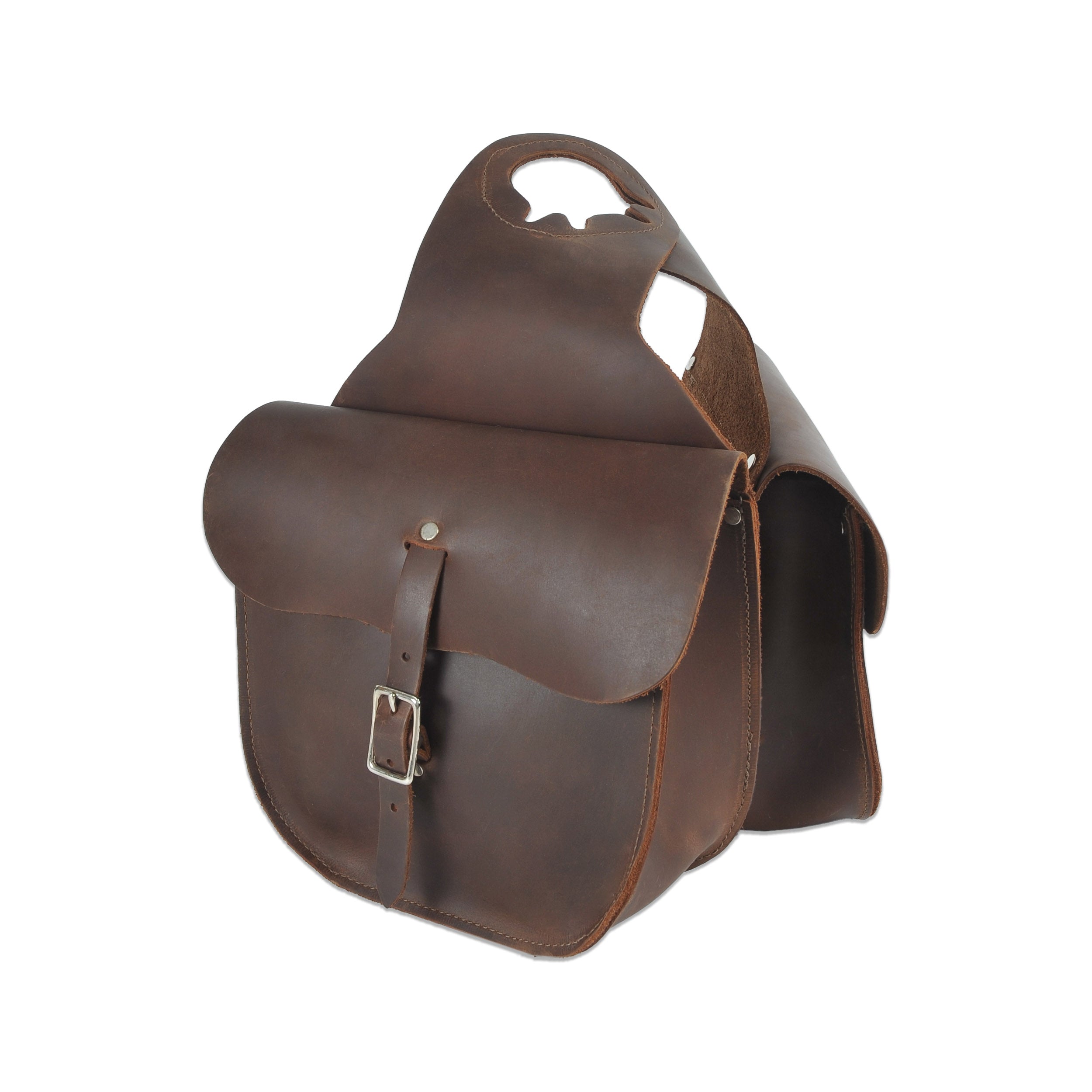 Leather Horn Bag
