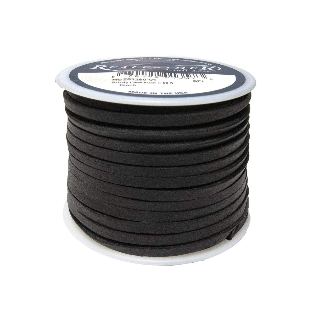 Grizzly Lace, Continuous, 5/32", Black