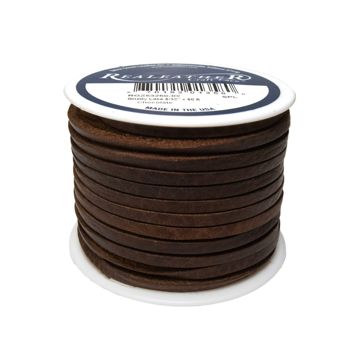 Grizzly Lace, Continuous, 5/32", Chocolate