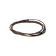 Round Leather Lace Hanks