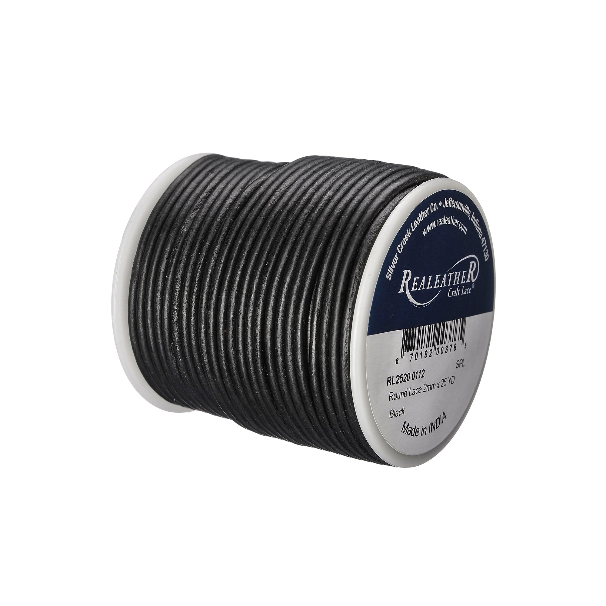 Round Lace Spool, 2 mm x 25 yd