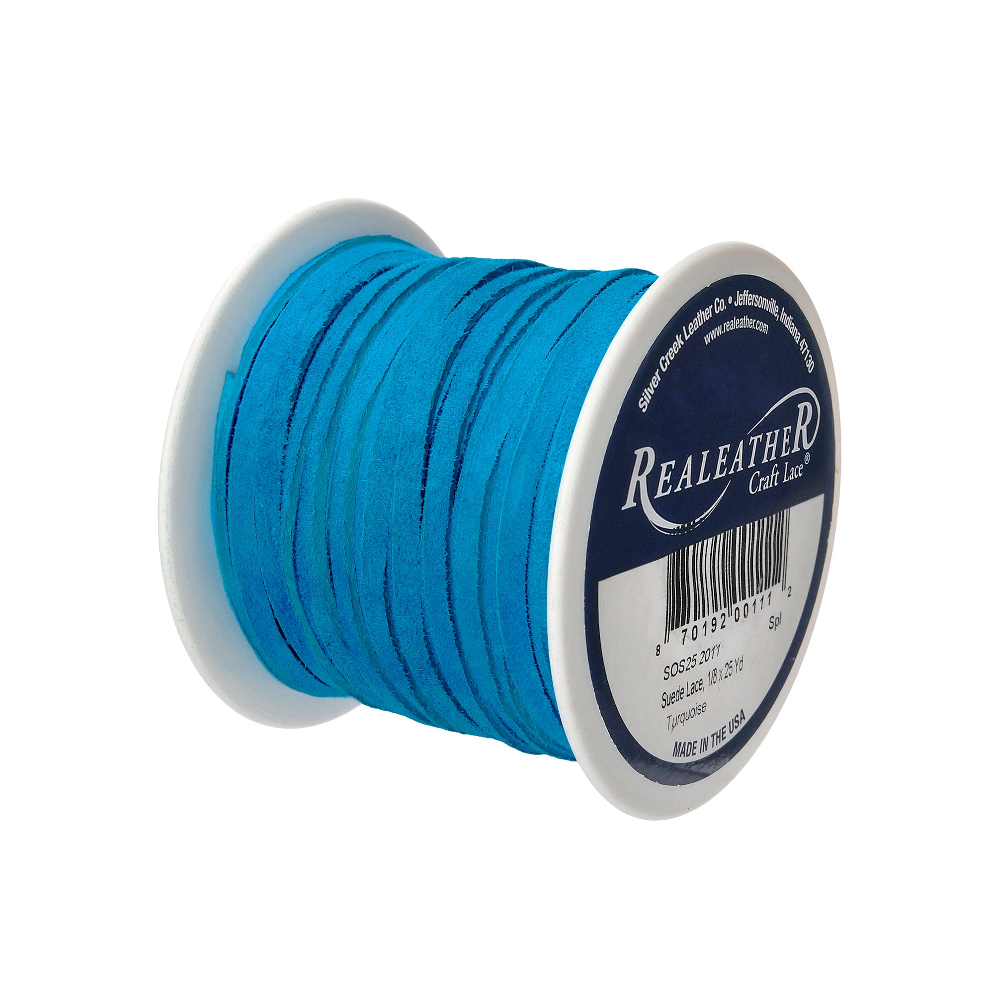Suede Lace Spool, 1/8" x 25 yd