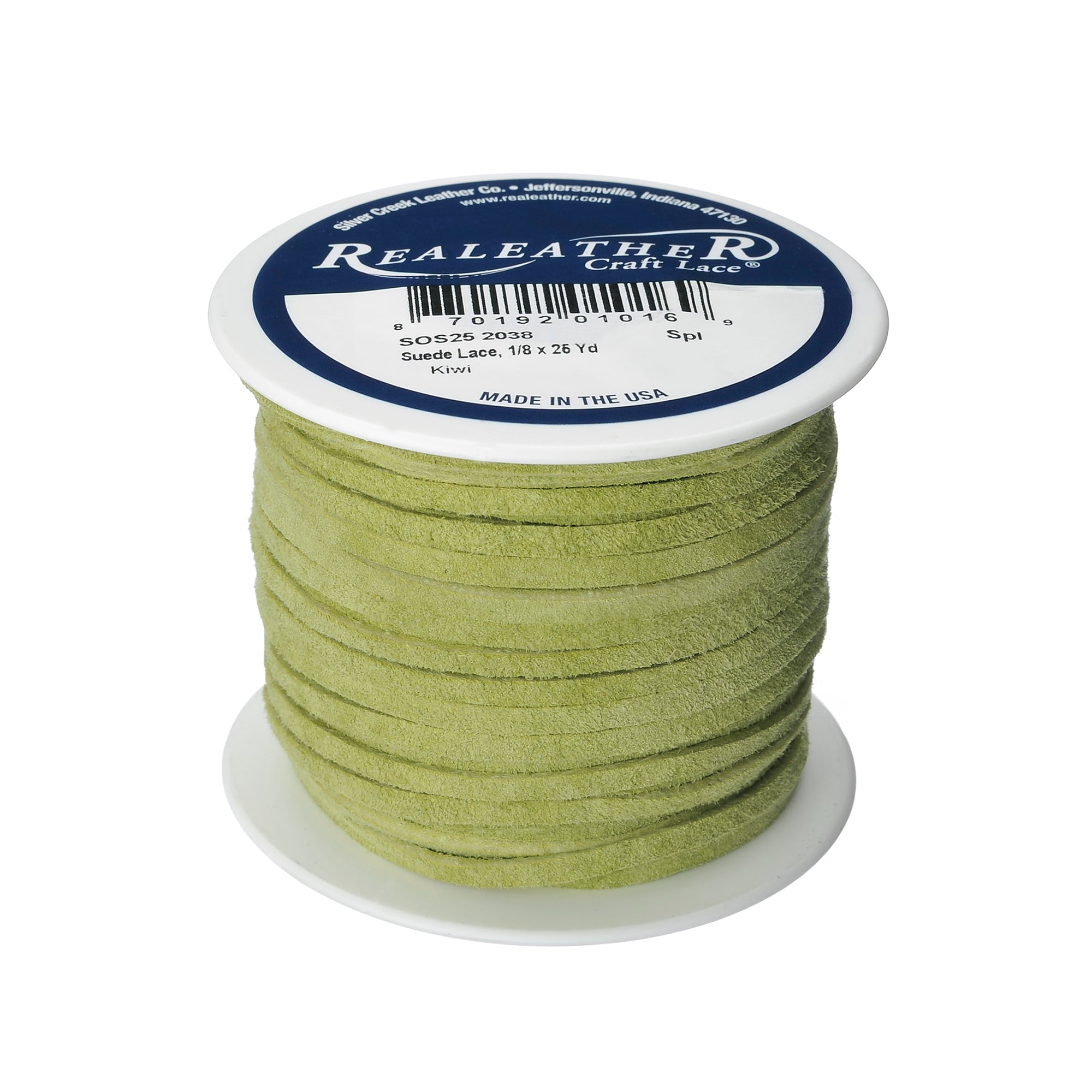 Suede Lace Spool, 1/8" x 25 yd