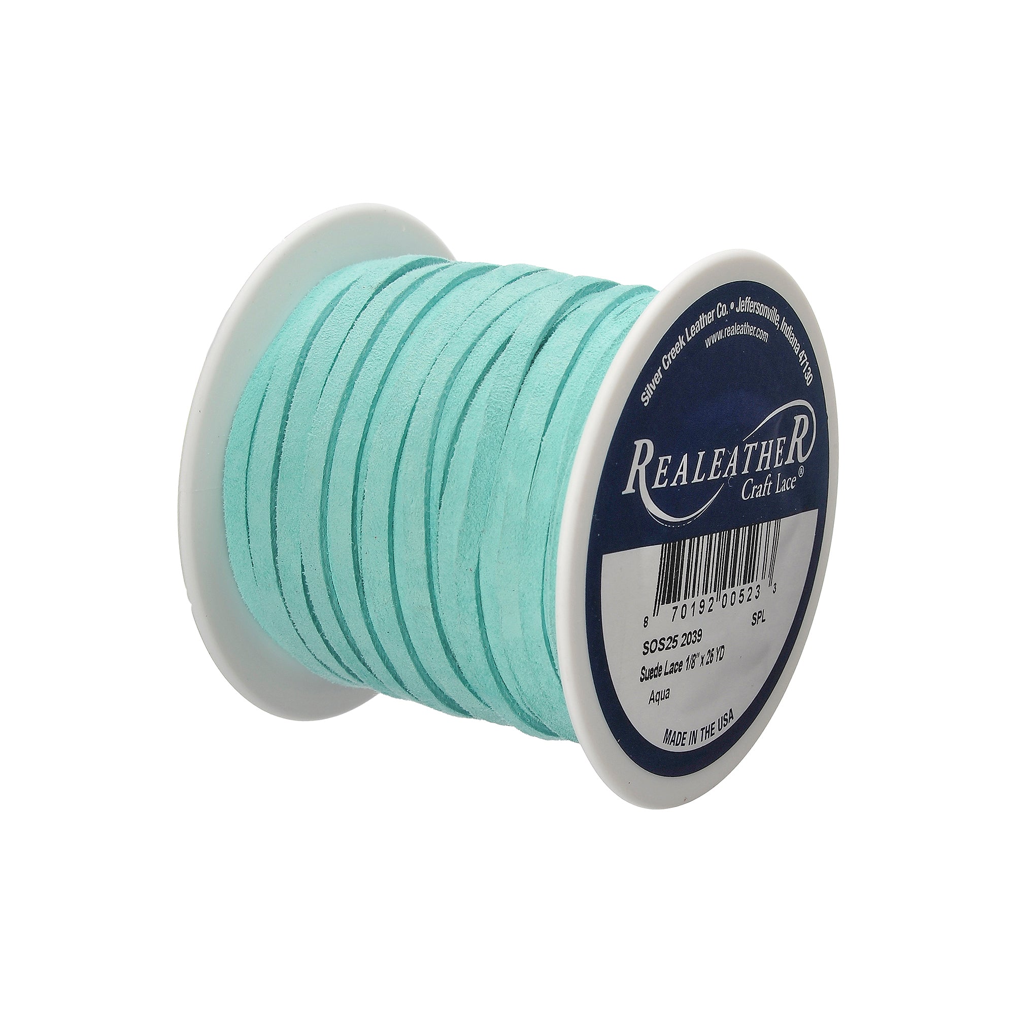 Suede Lace Spool, 1/8" x 25 yd