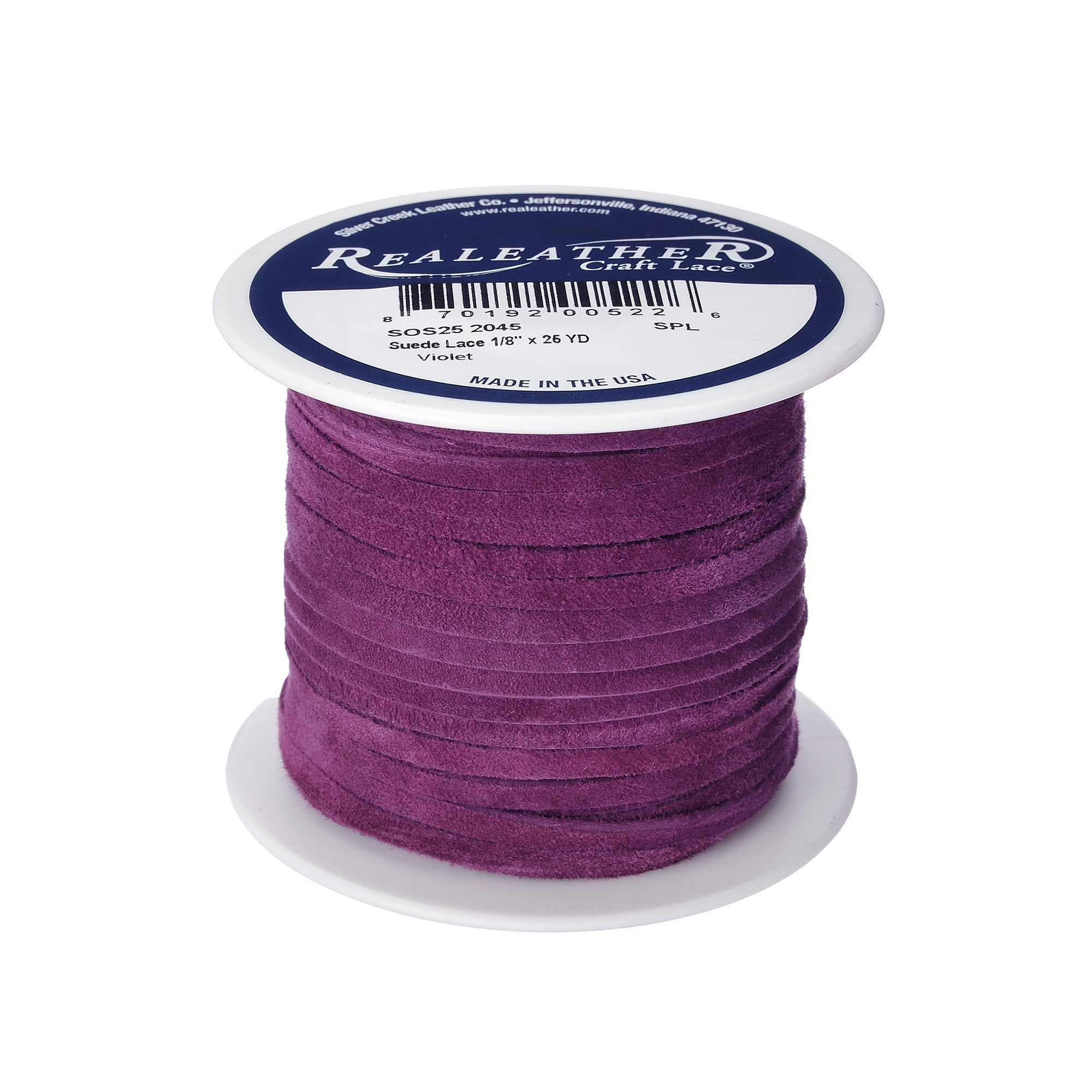 Suede Lace Spool, 1/8" x 25 yd