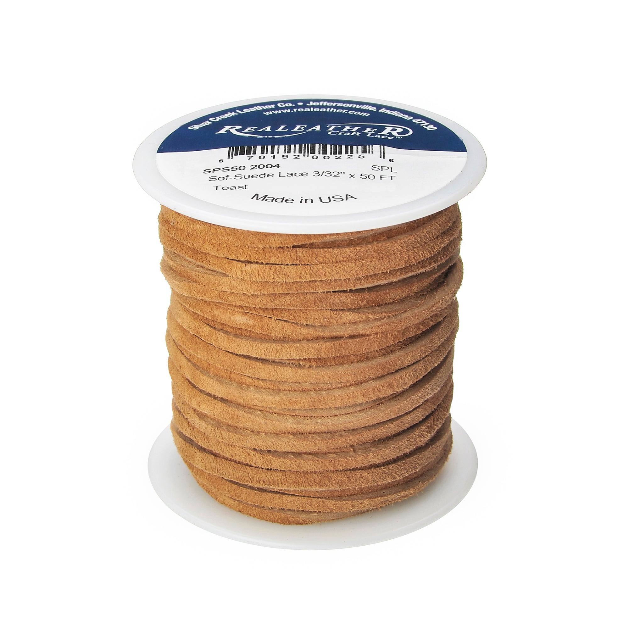 Sof-Suede Lace Spool, 3/32" x 50 ft