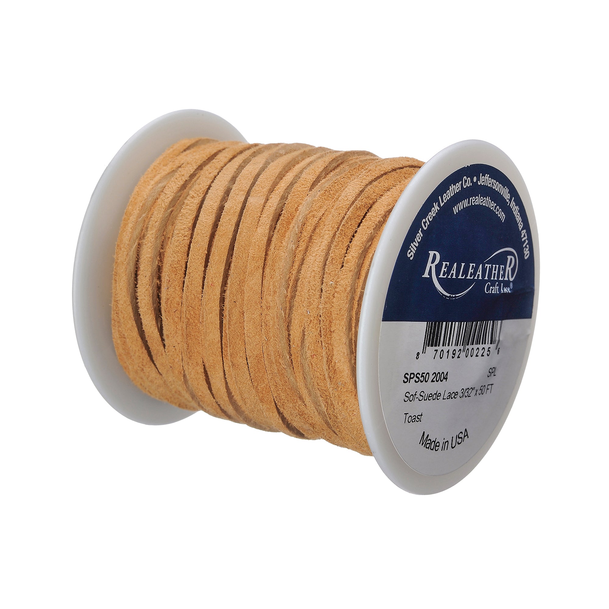 Sof-Suede Lace Spool, 3/32" x 50 ft