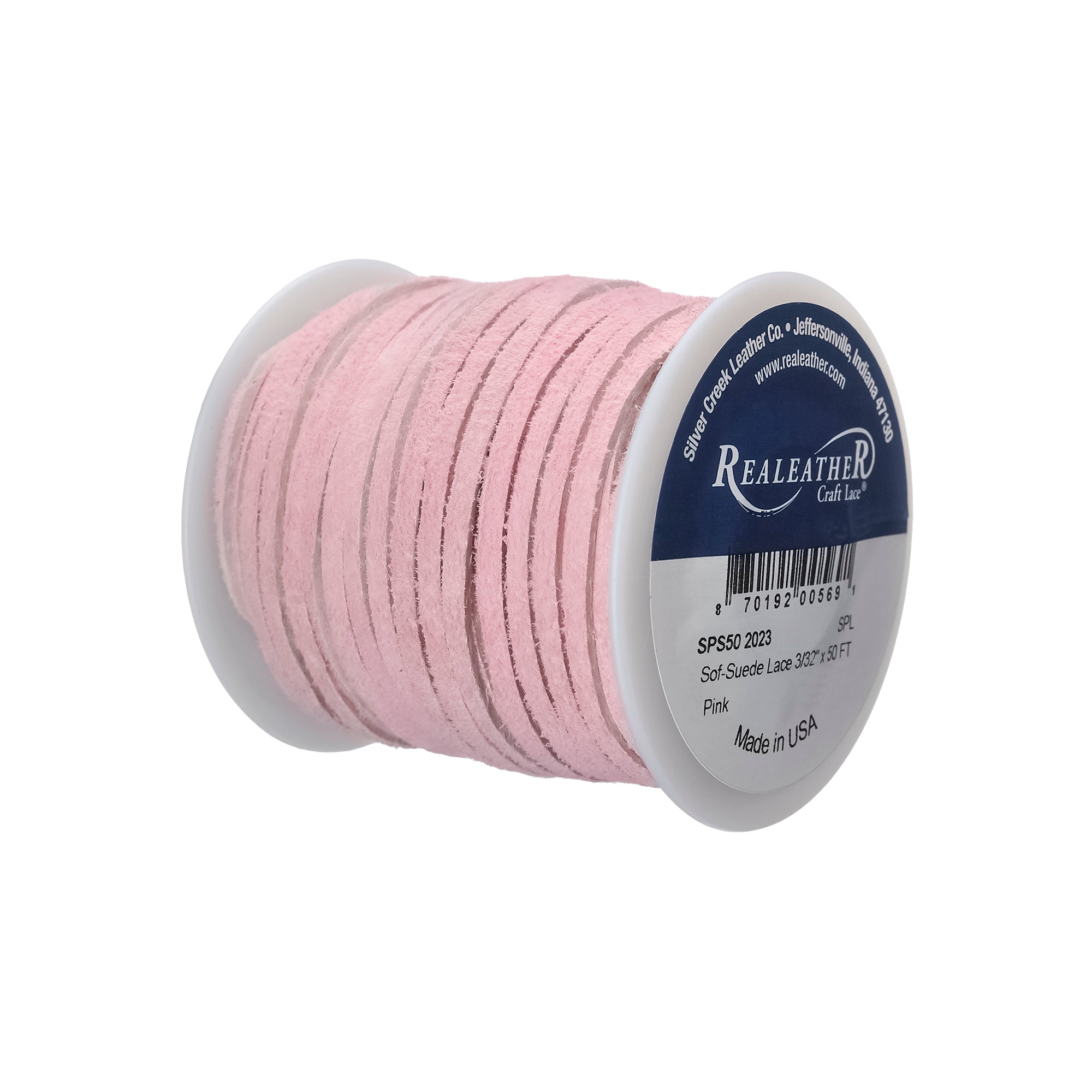 Sof-Suede Lace Spool, 3/32" x 50 ft