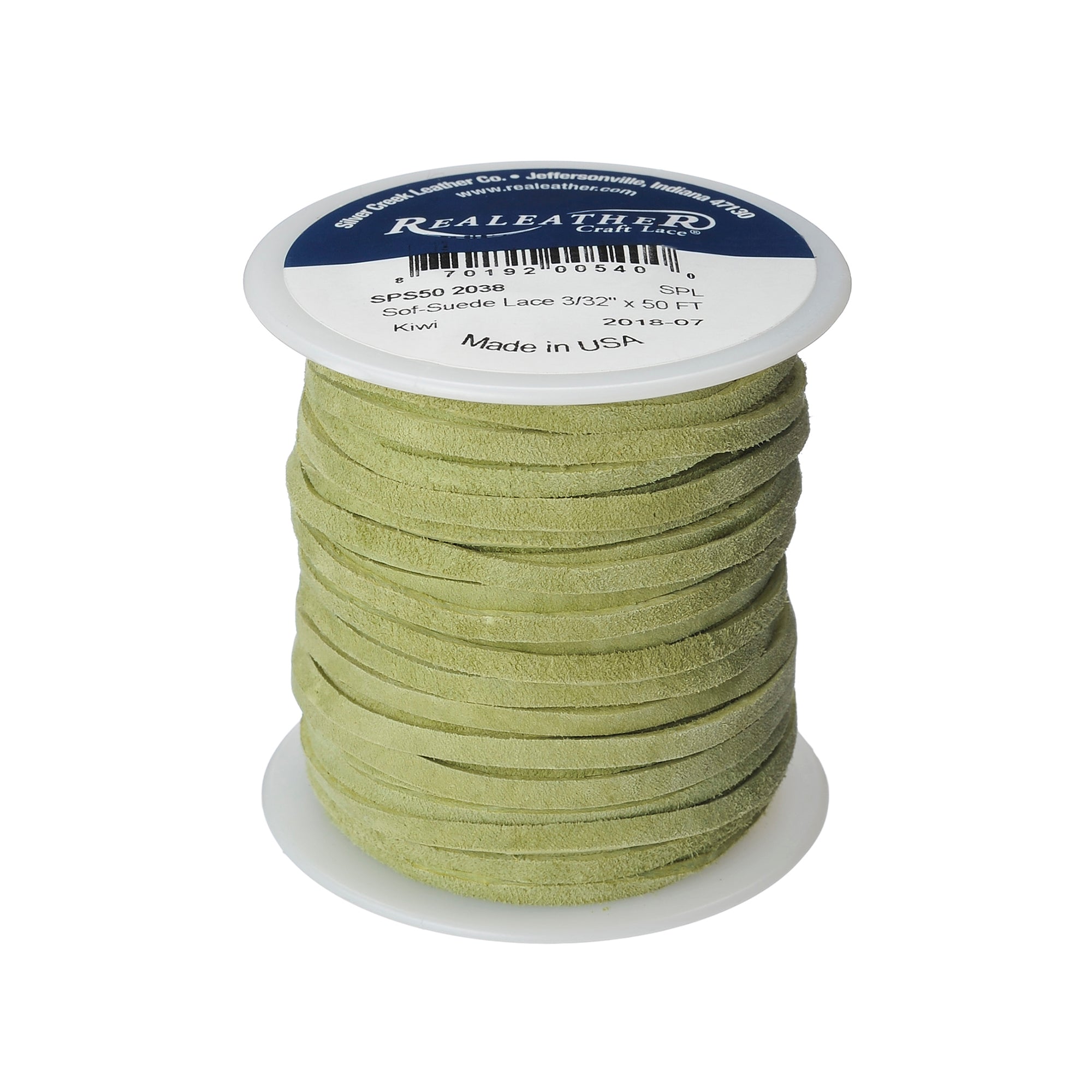 Sof-Suede Lace Spool, 3/32" x 50 ft