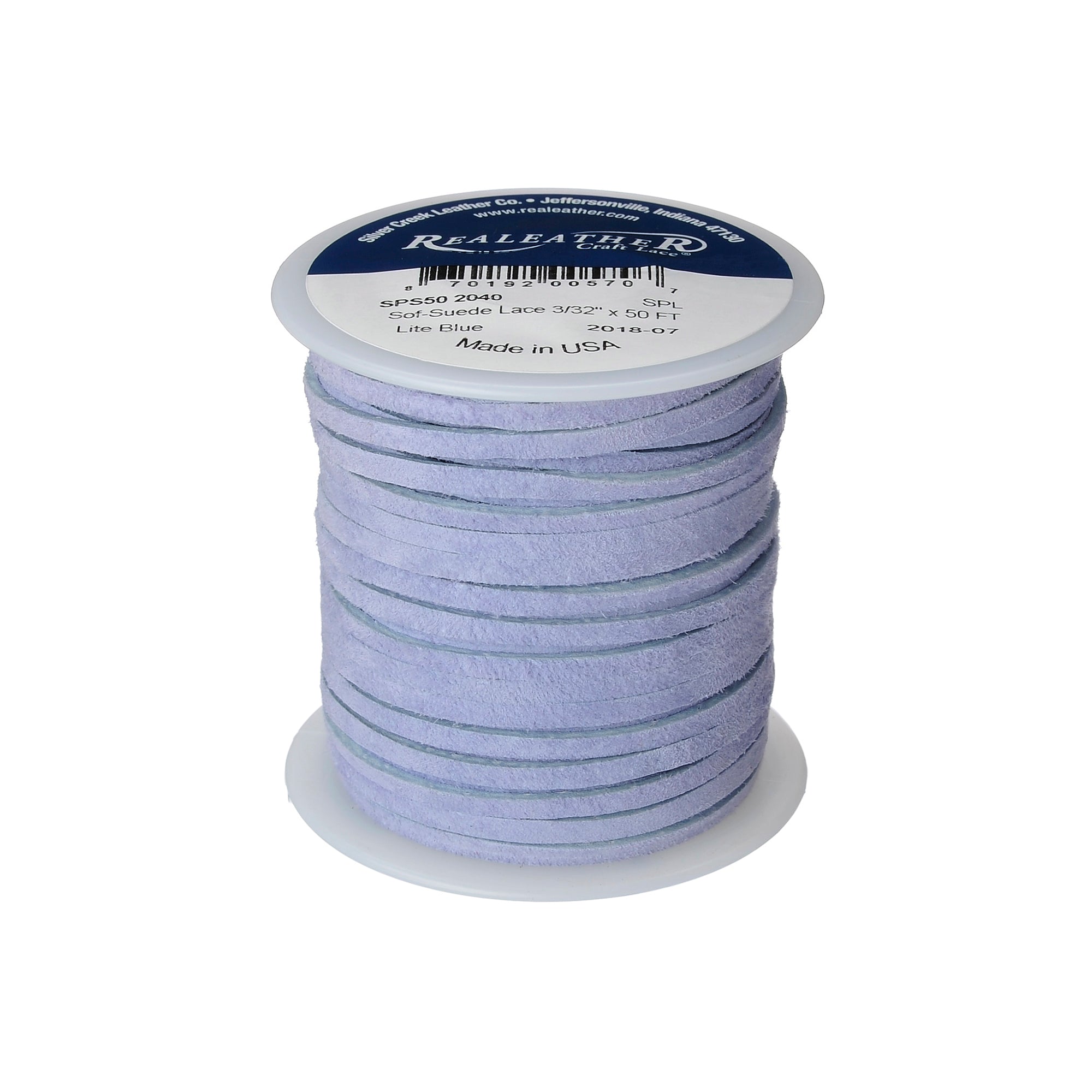 Sof-Suede Lace Spool, 3/32" x 50 ft