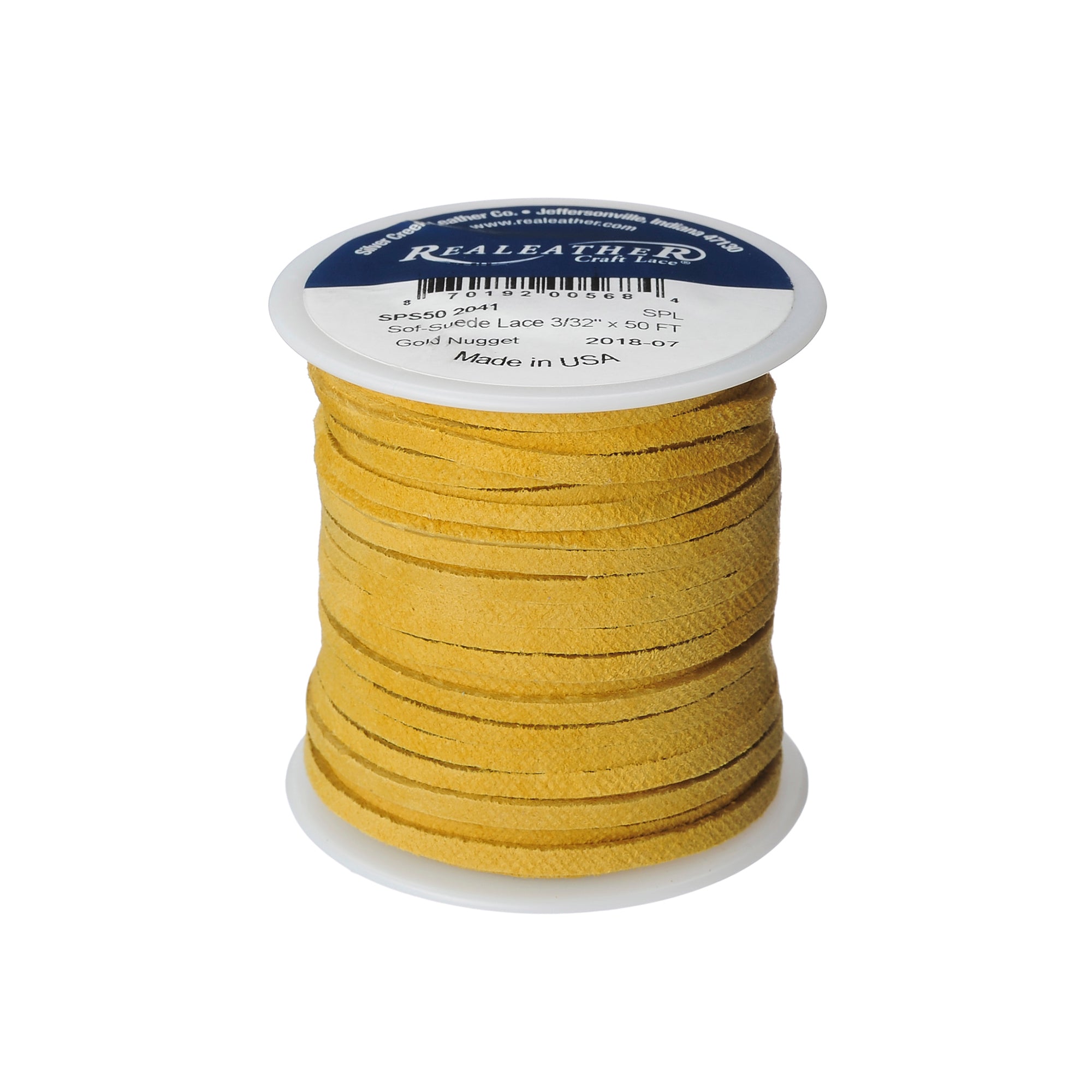 Sof-Suede Lace Spool, 3/32" x 50 ft