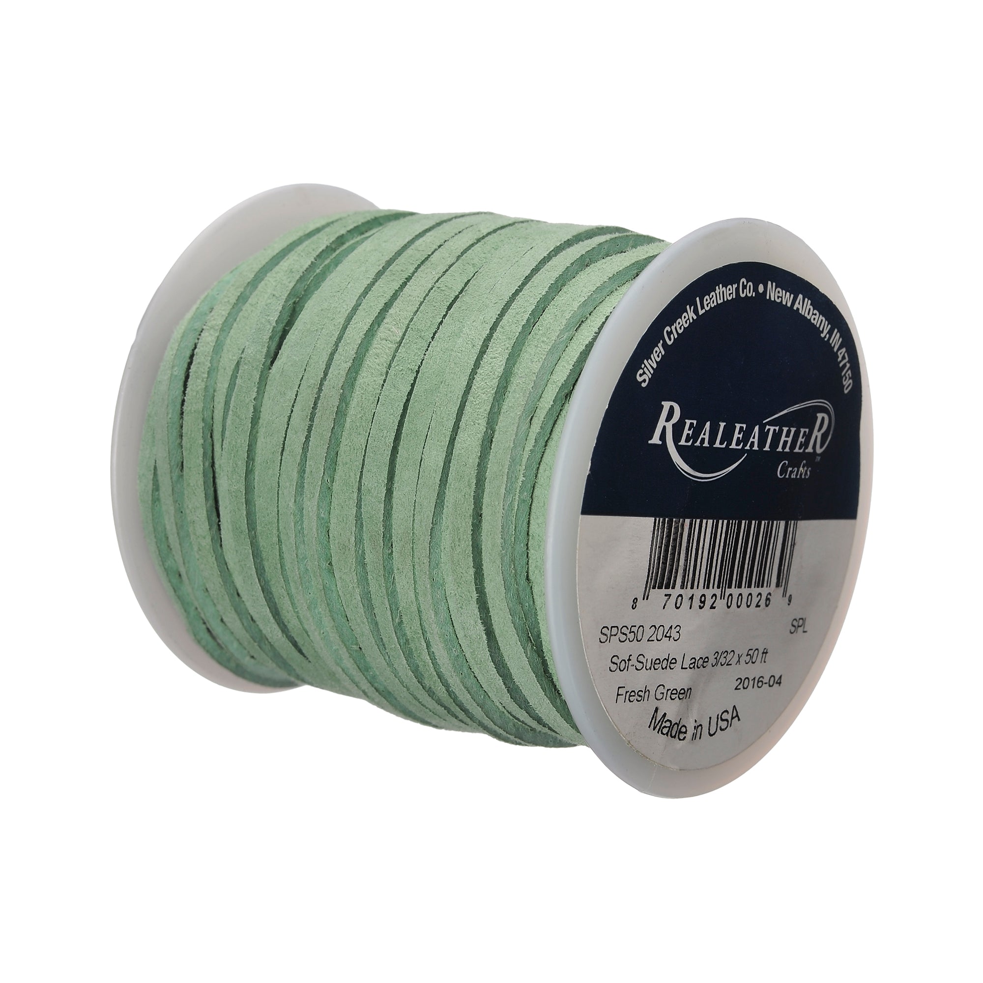 Sof-Suede Lace Spool, 3/32" x 50 ft