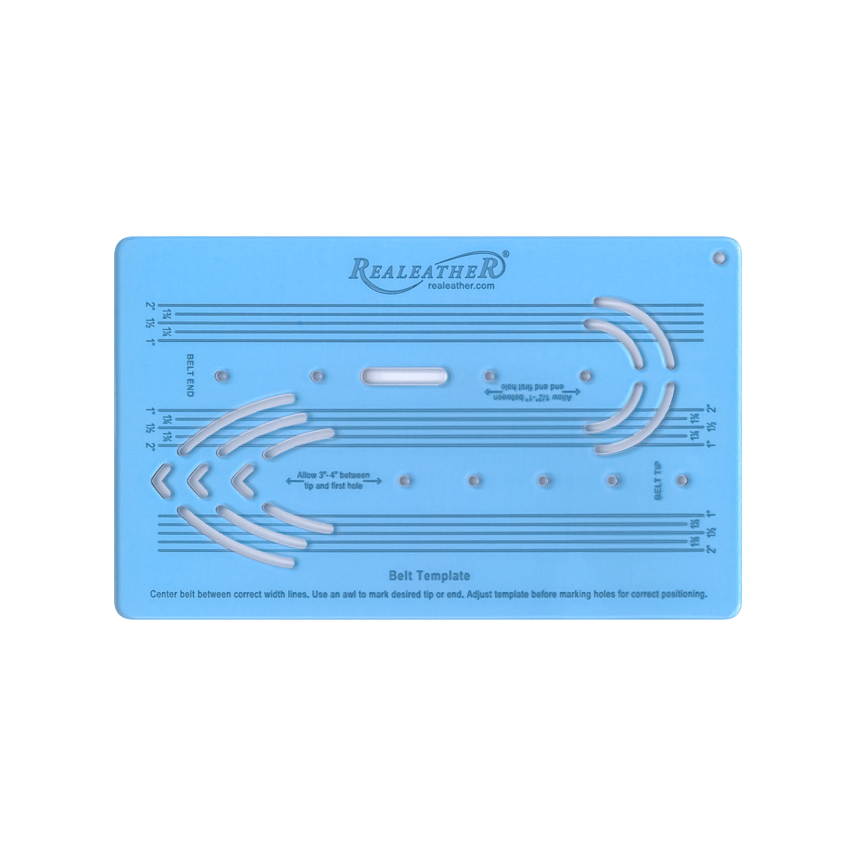 Acrylic Belt Template