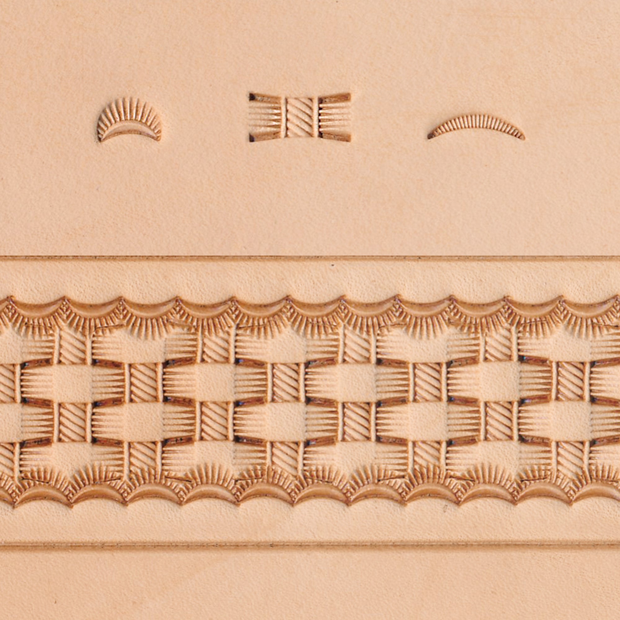 Basketweave 2 Stamp Set, 3/pc