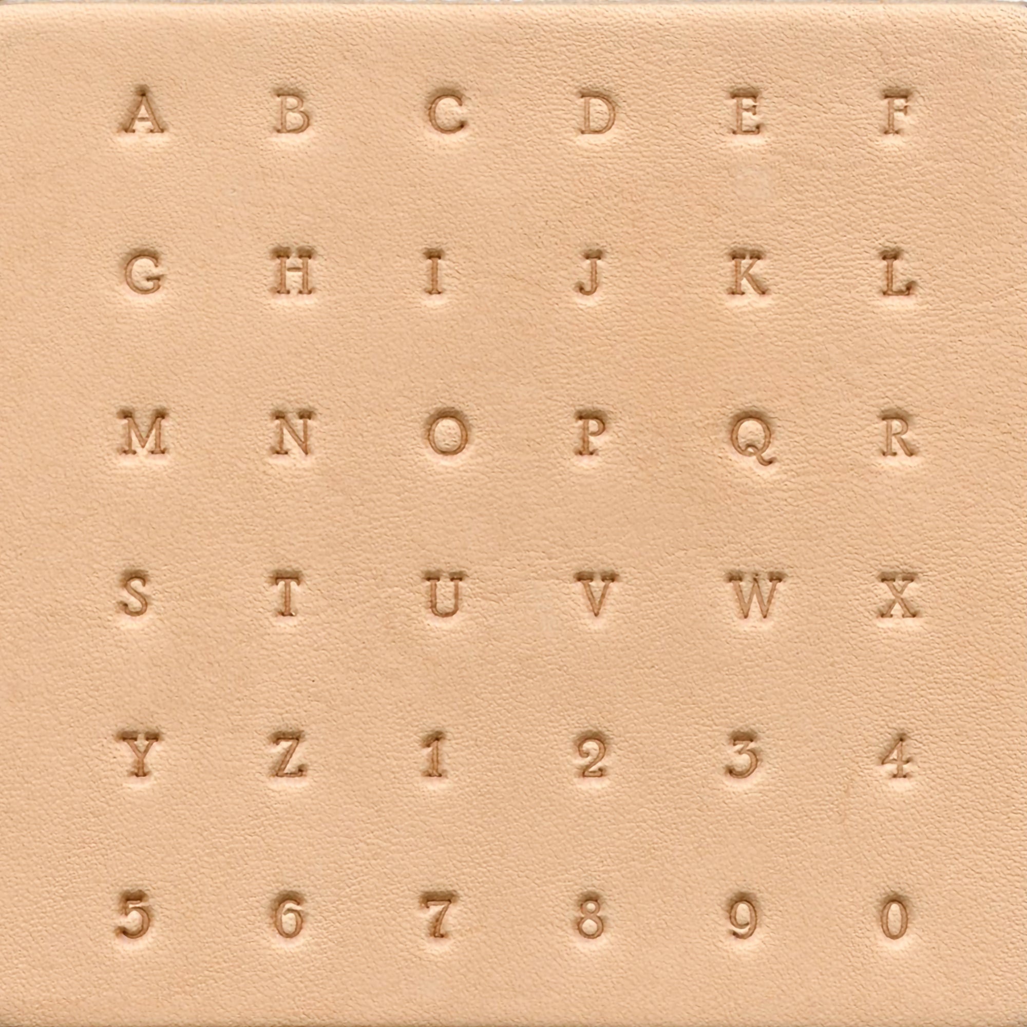 1/8" Alphabet/Number Set