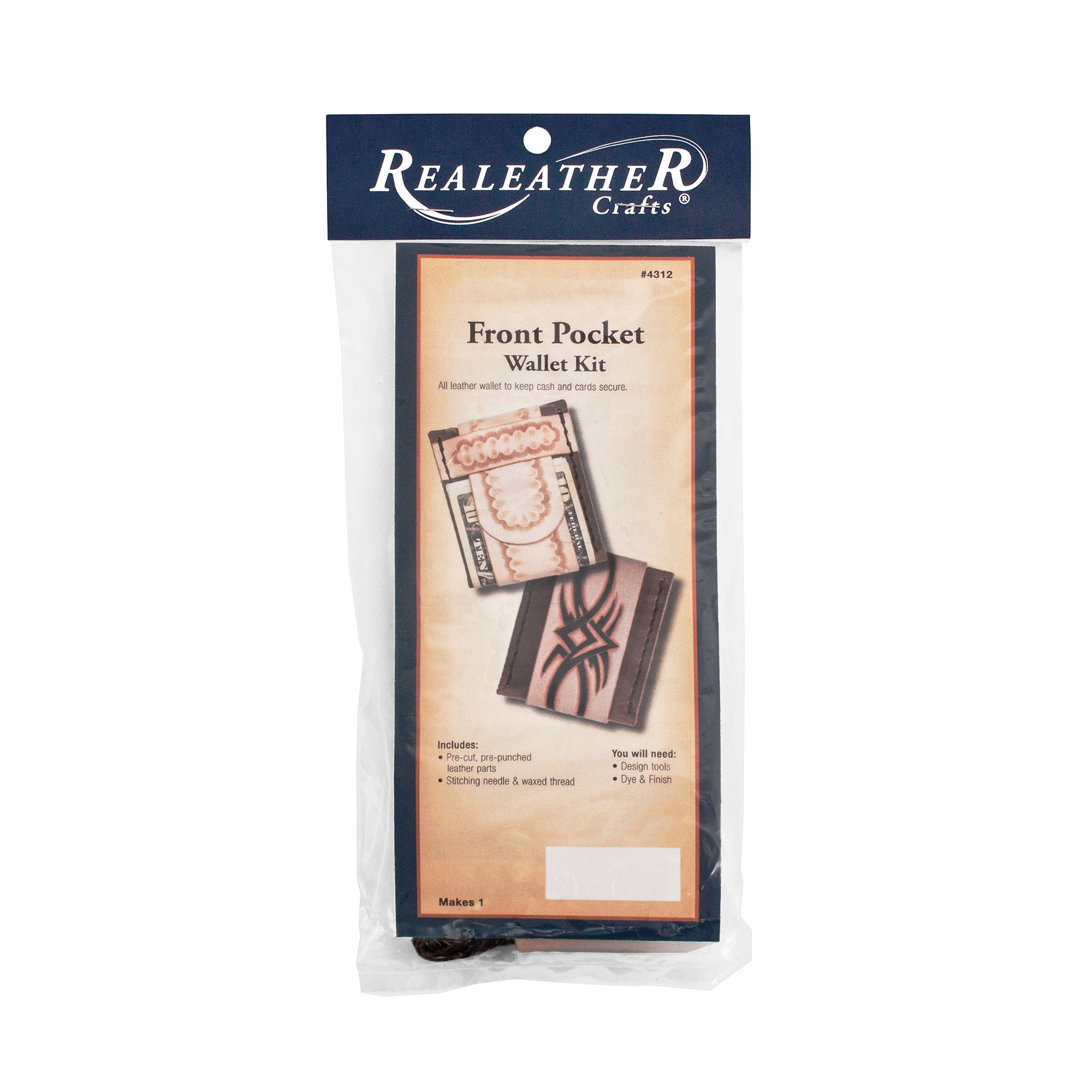 Realeather Leather Credit Card Wallet Kit