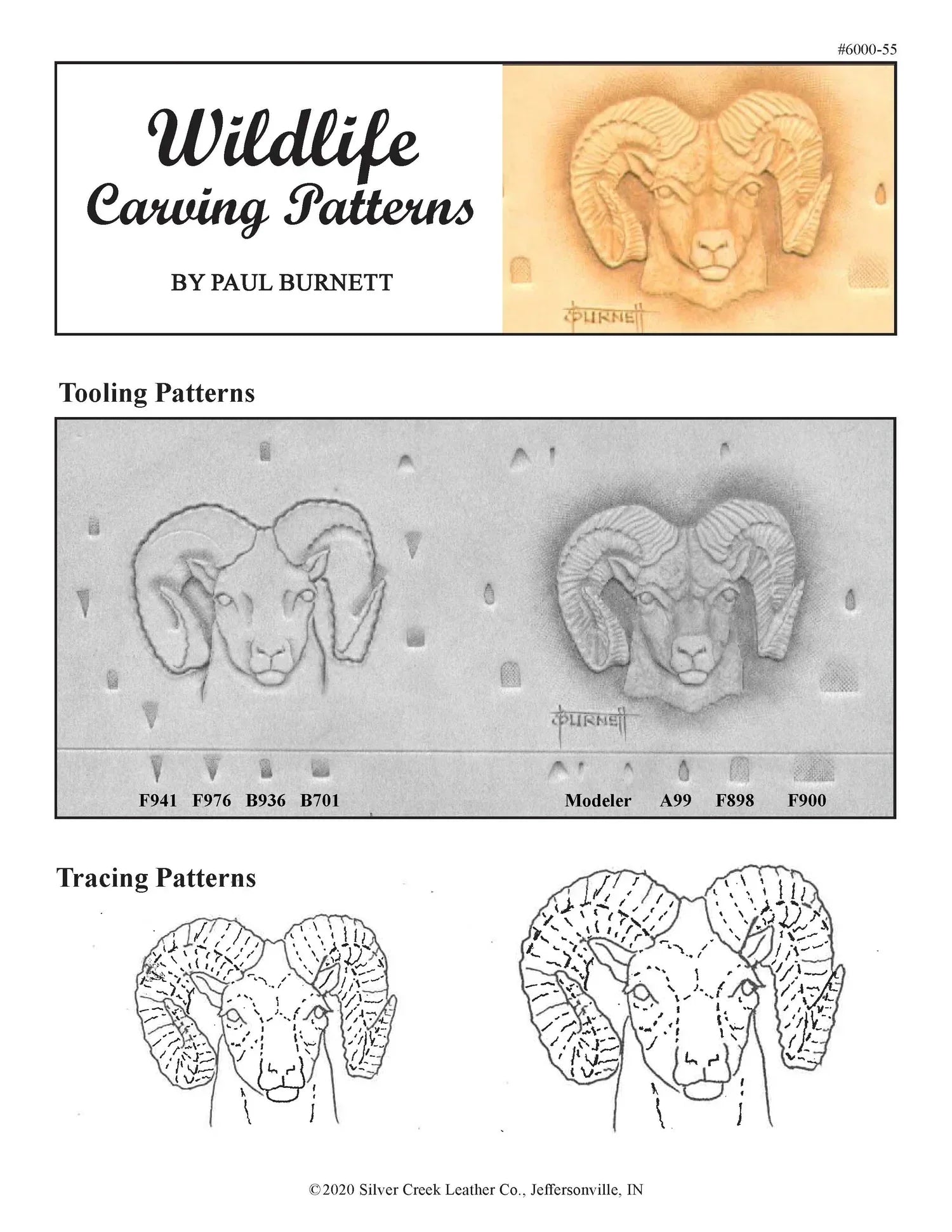Ram Tooling and Carving Pattern by Paul Burnett