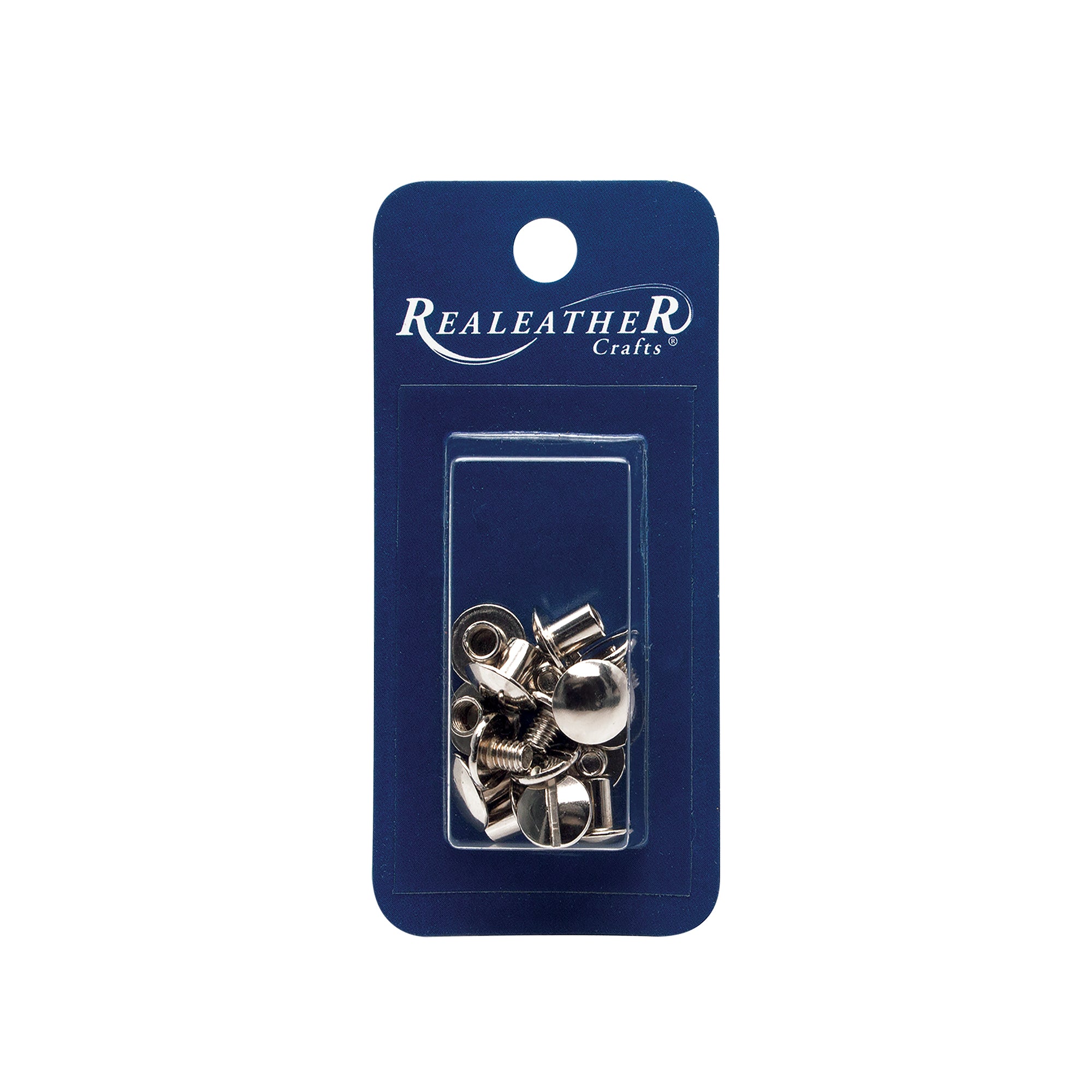 Post & Screw, Nickel, 8/pk