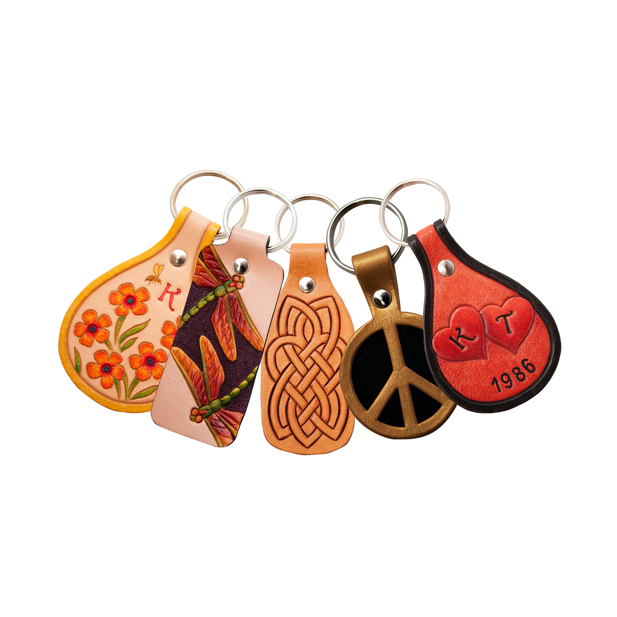 Split Key Ring, 1.25", Nickel, 10/pk