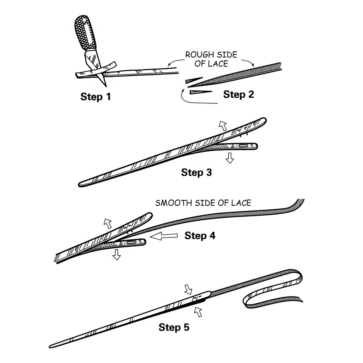 Lacing Needle, 2 prong, 100/pk