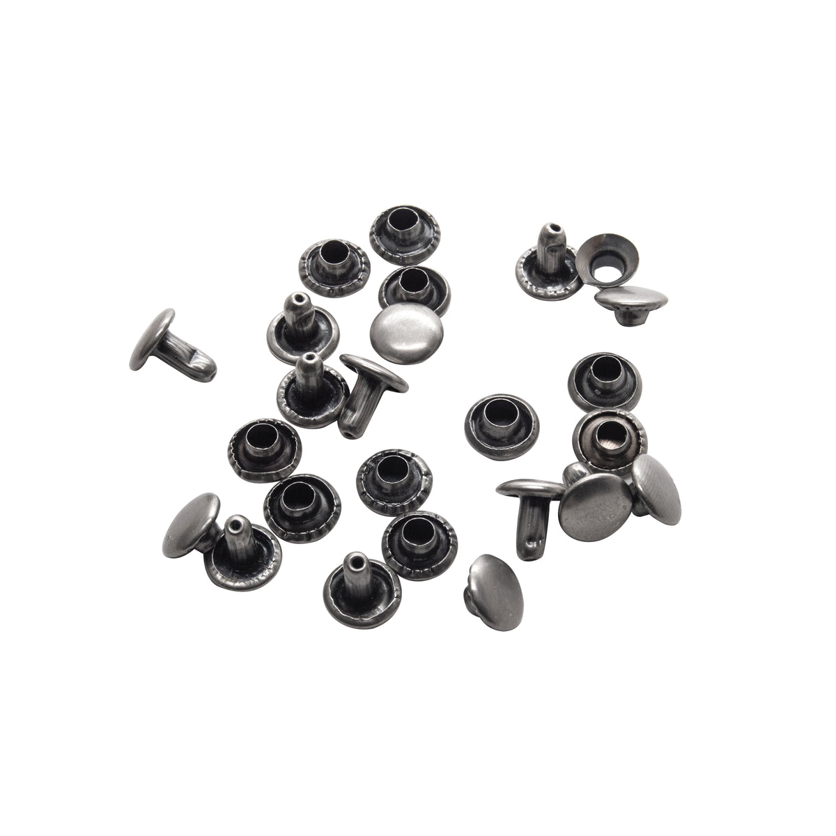 Small Rivets, Antique Nickel, 100/pk